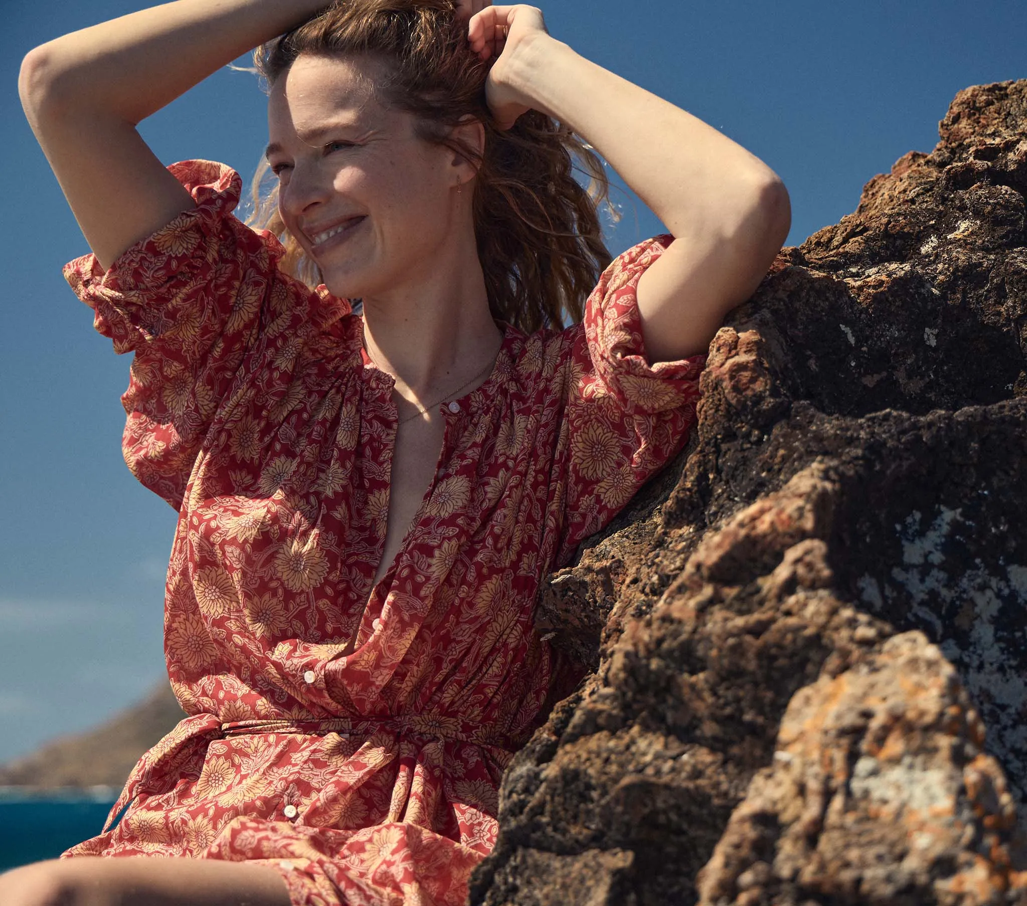 HMD -- JOAN DRESS -- DESERT BLOOMS sold by Doen product image thumbnail 2