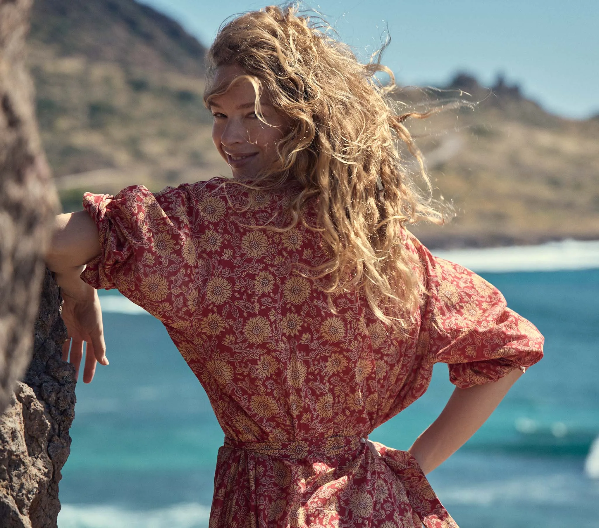 HMD -- JOAN DRESS -- DESERT BLOOMS sold by Doen product image thumbnail 3