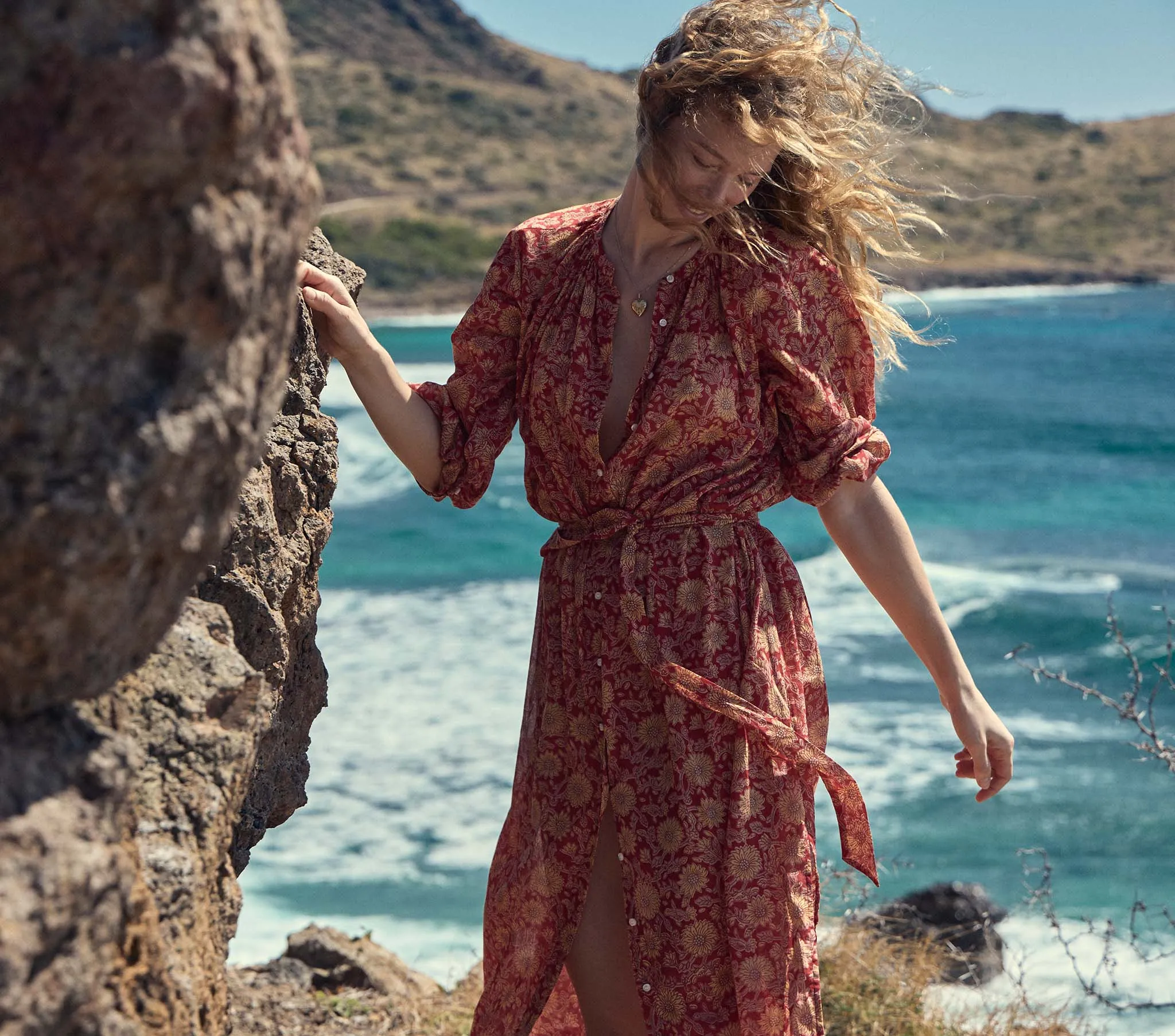 HMD -- JOAN DRESS -- DESERT BLOOMS sold by Doen