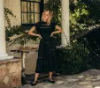 HMD -- RUE DRESS -- BLACK sold by Doen