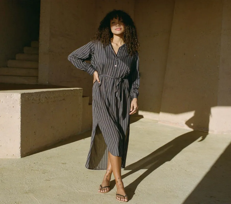 HMD -- JUNCO DRESS -- SORRENTO STRIPE sold by Doen