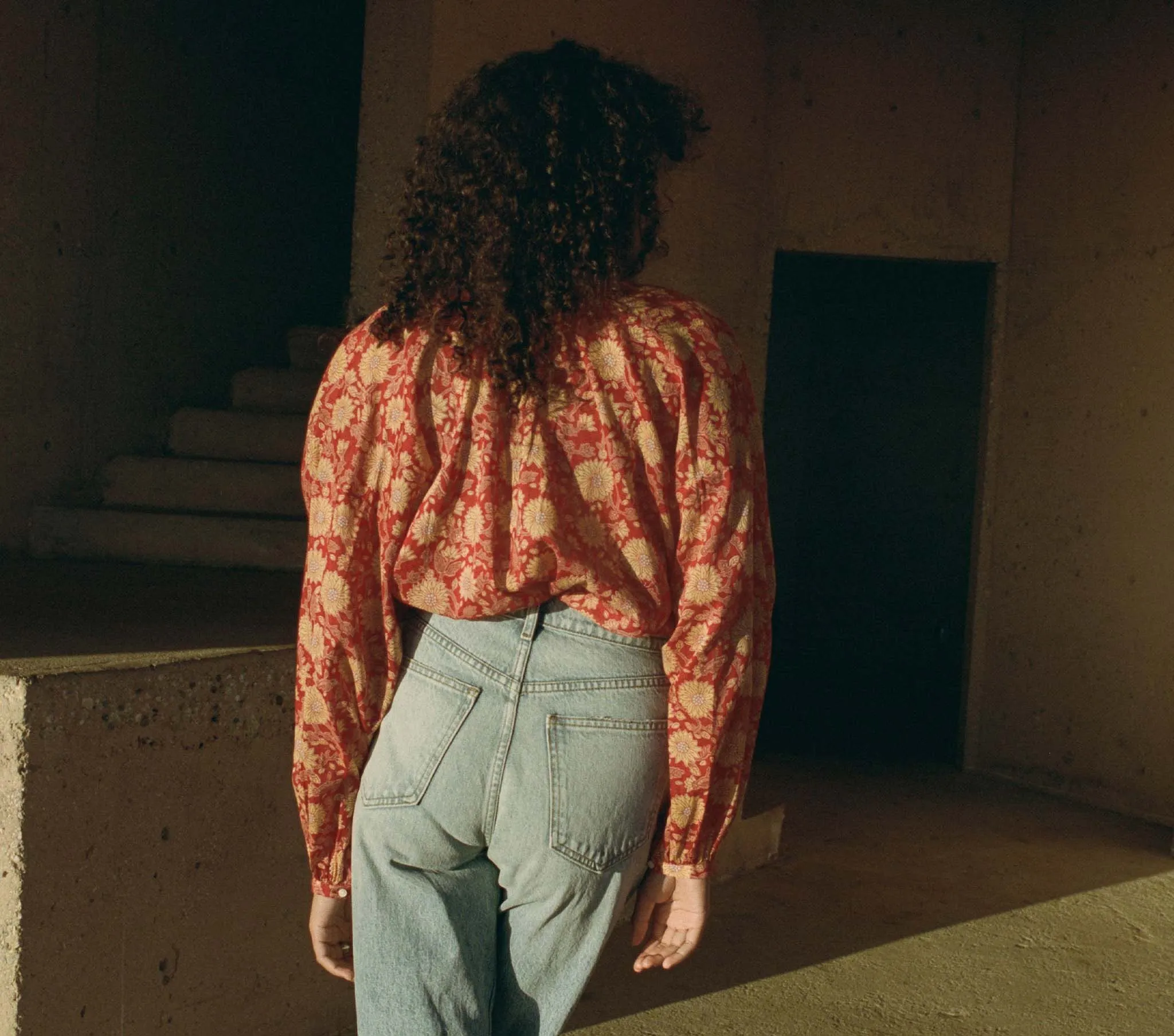 HMD -- THE JANE BLOUSE -- DESERT BLOOMS sold by Doen product image thumbnail 5