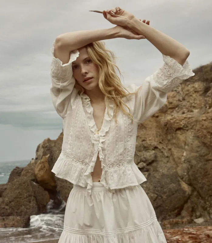 HMD -- ELDORIS TOP -- SALT sold by Doen