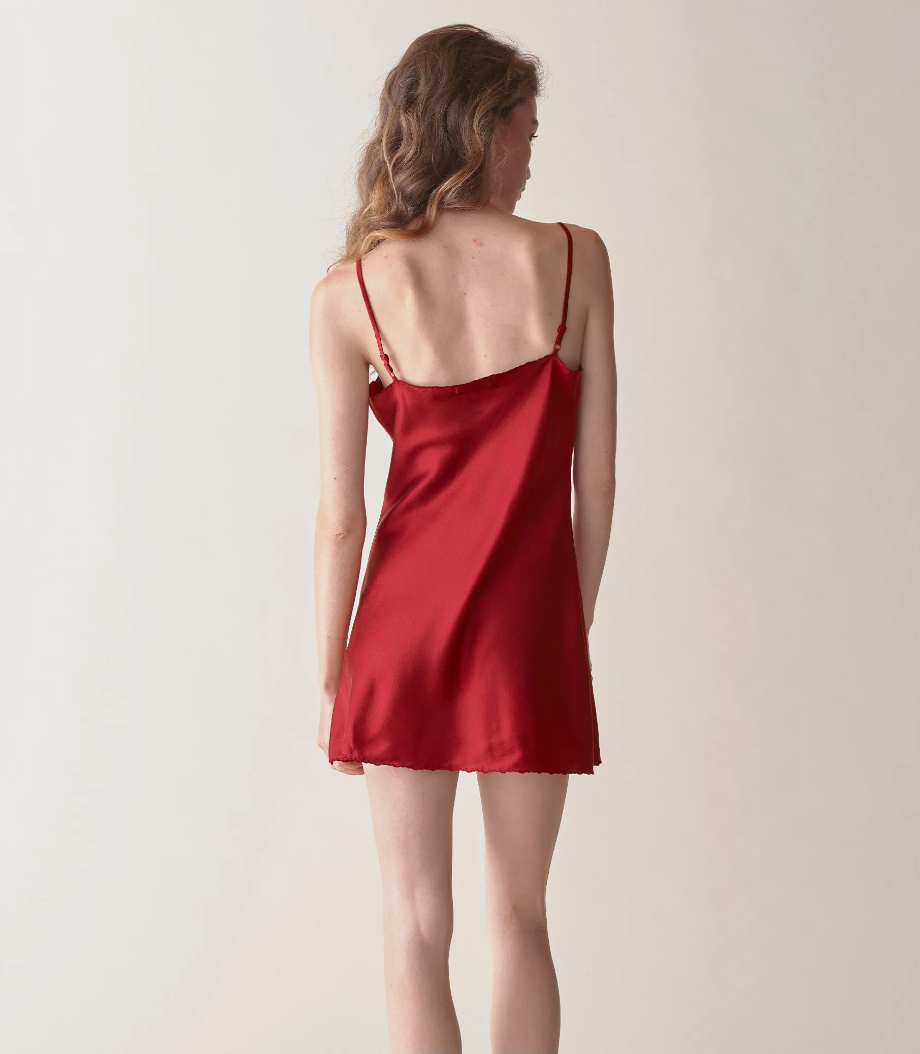 ELENORA SLIP DRESS -- CURRANT sold by Doen product image thumbnail 4
