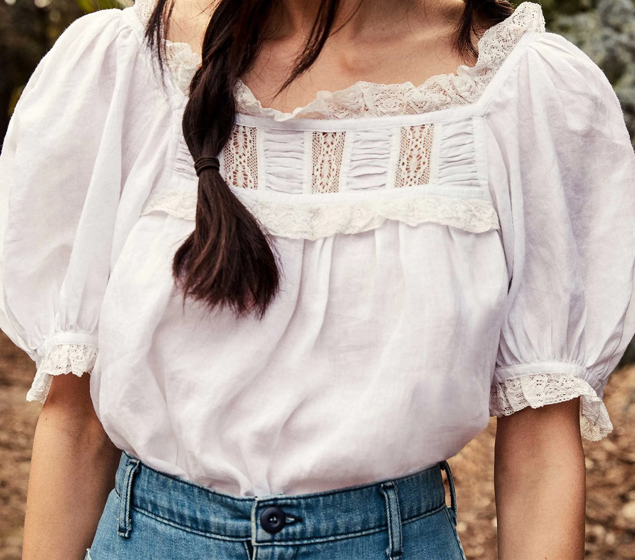 HMD -- FRANCES TOP -- SALT sold by Doen product image thumbnail 2