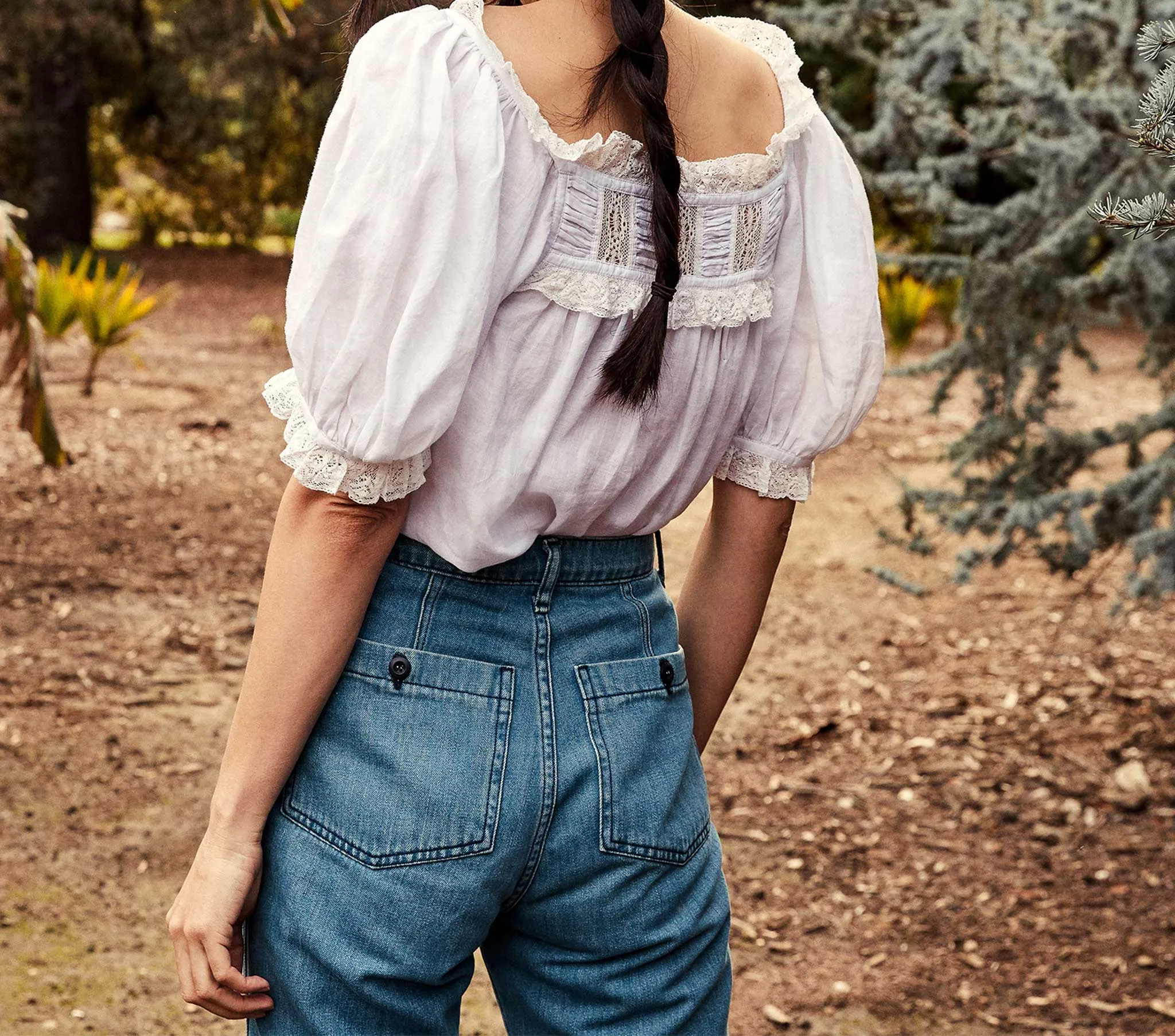 HMD -- FRANCES TOP -- SALT sold by Doen product image thumbnail 3