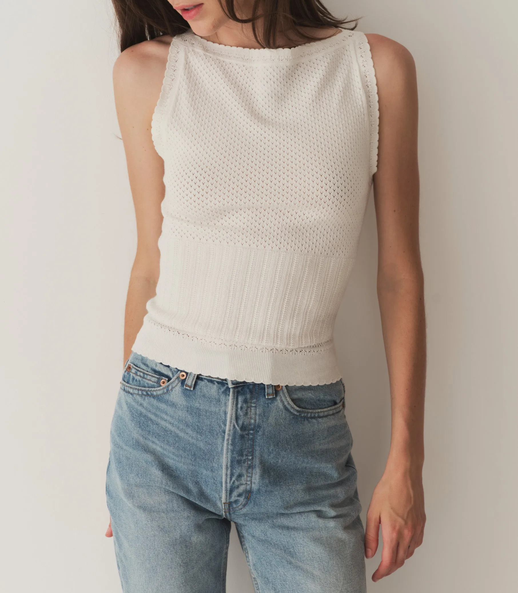 NERIDA TOP -- IVORY sold by Doen product image thumbnail 5