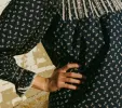 HMD -- BEATRICE DRESS -- INDIGO CALICO sold by Doen