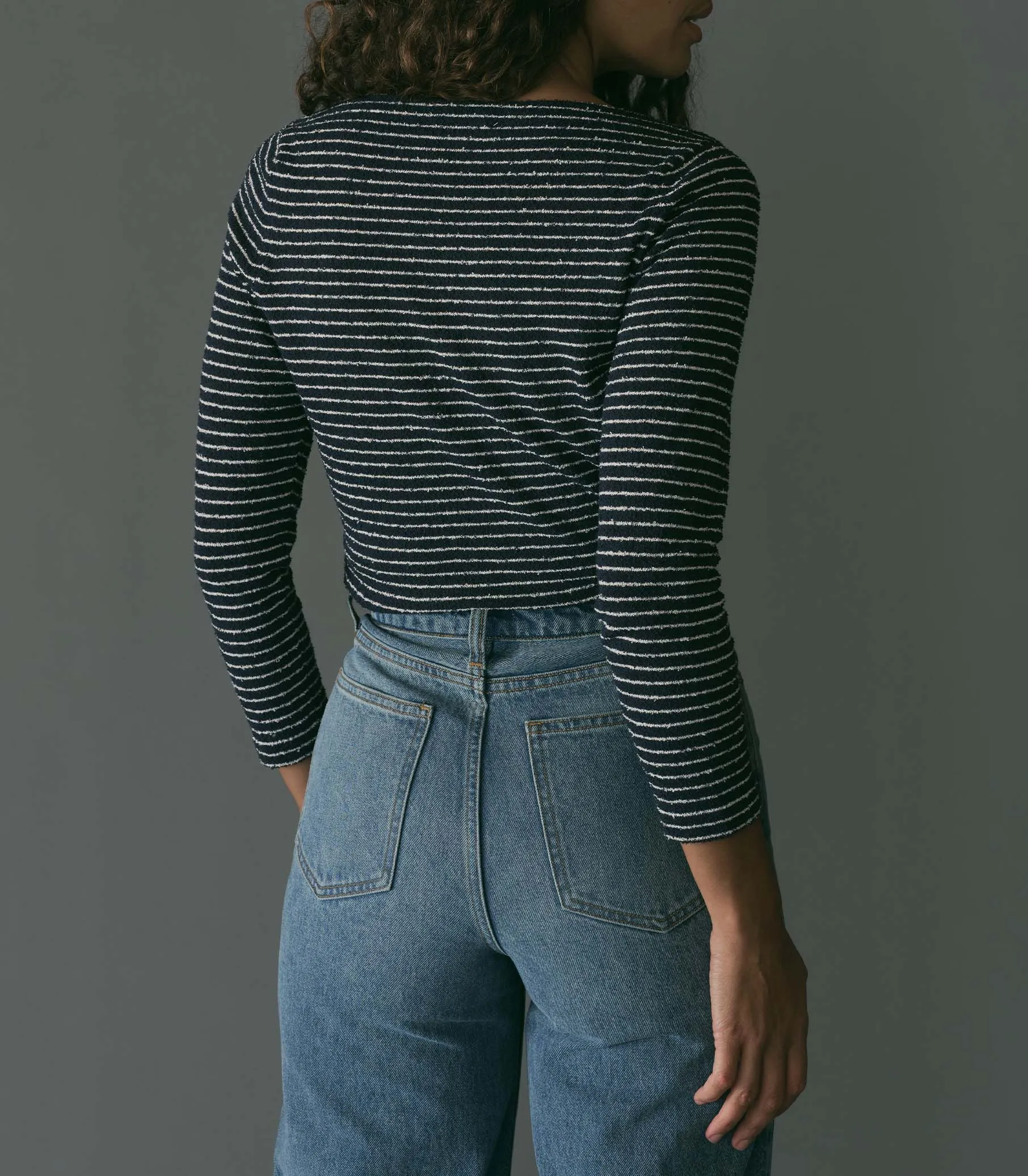 ARLANA KNIT TEE -- RIVIERE STRIPE sold by Doen product image thumbnail 4