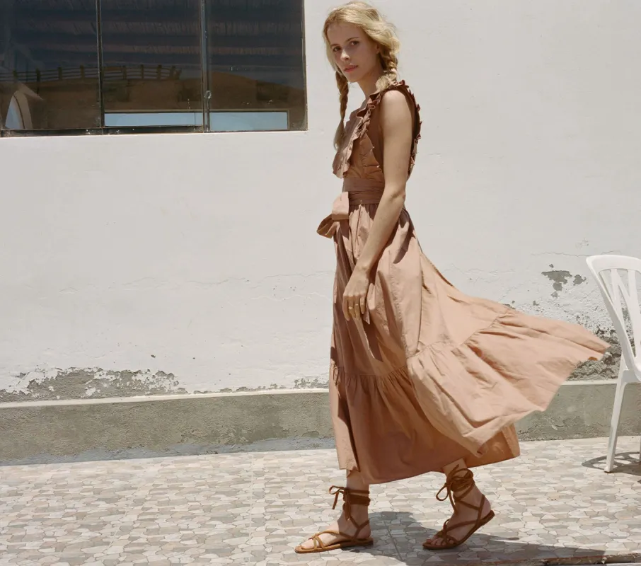 HMD -- SAVANNAH DRESS -- ADOBE sold by Doen