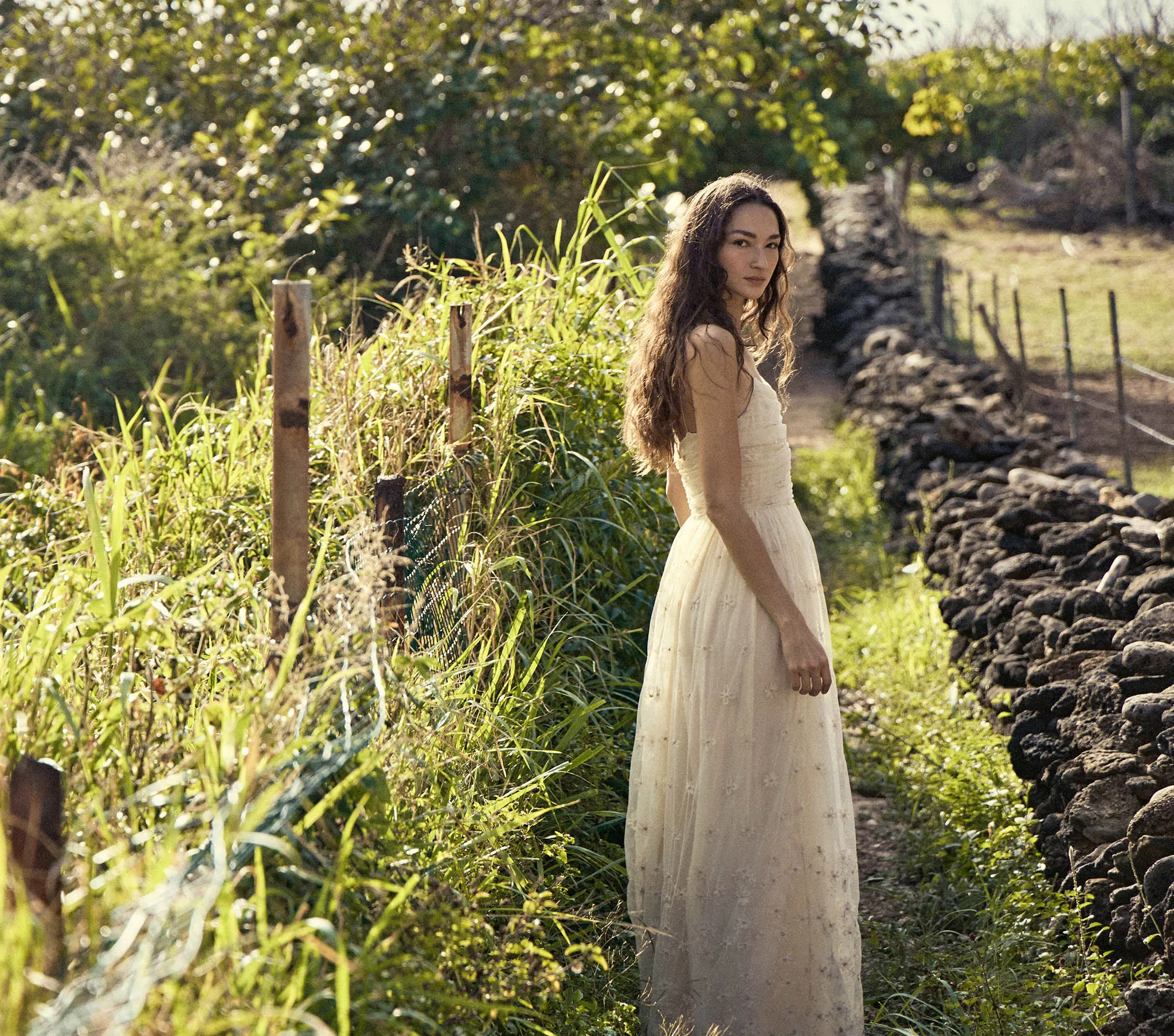 HMD -- CARDAMINE DRESS -- BIRCH sold by Doen product image thumbnail 3