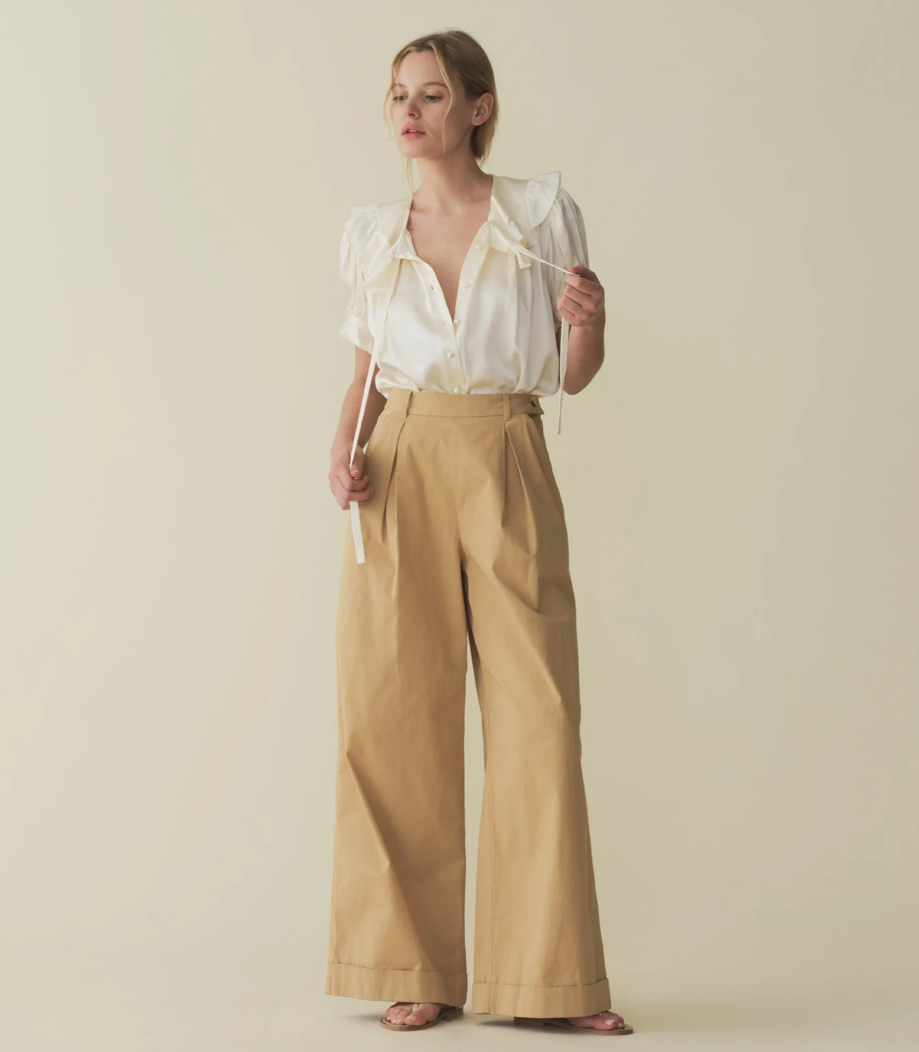 KELELA TOP -- SEA SALT sold by Doen product image thumbnail 3