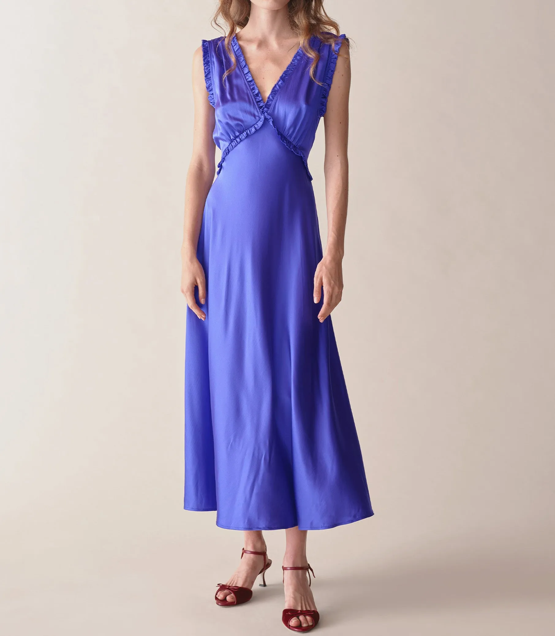 TAHLIA DRESS -- LAPIS sold by Doen product image thumbnail 2