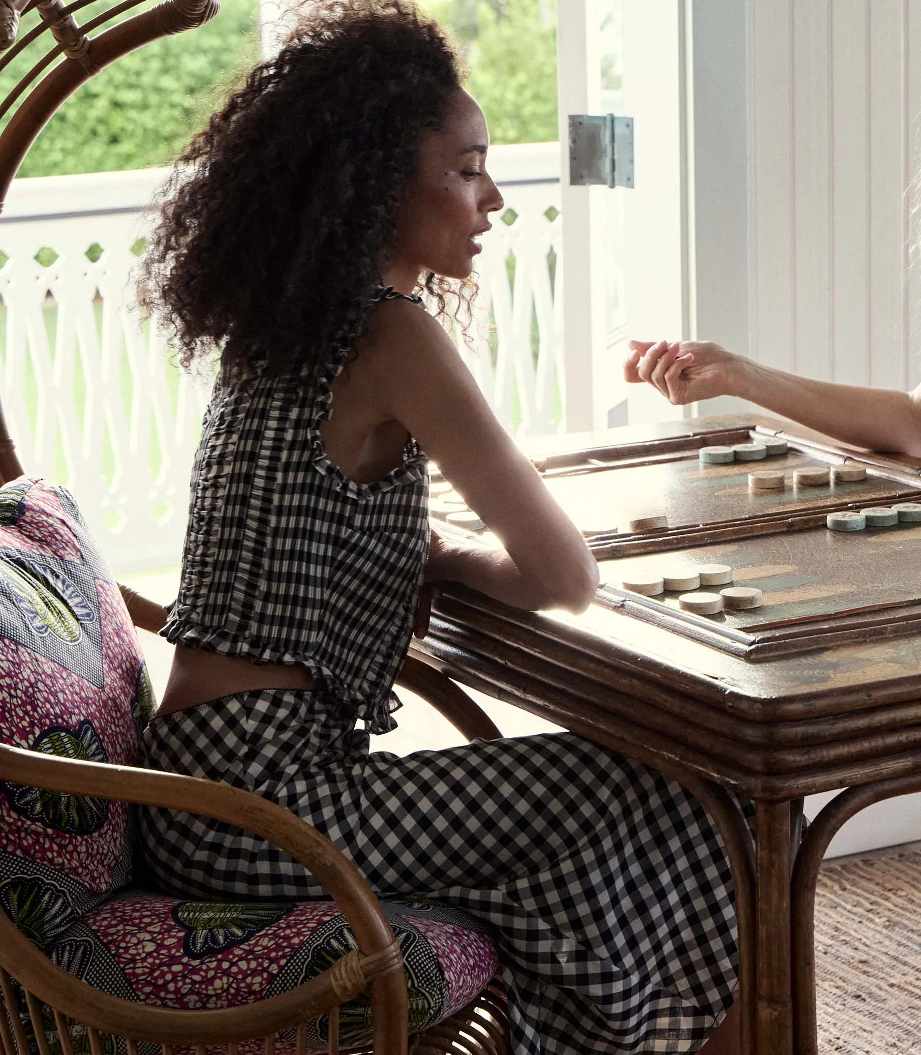 HARIETTA TOP -- MARILYN GINGHAM sold by Doen product image thumbnail 3