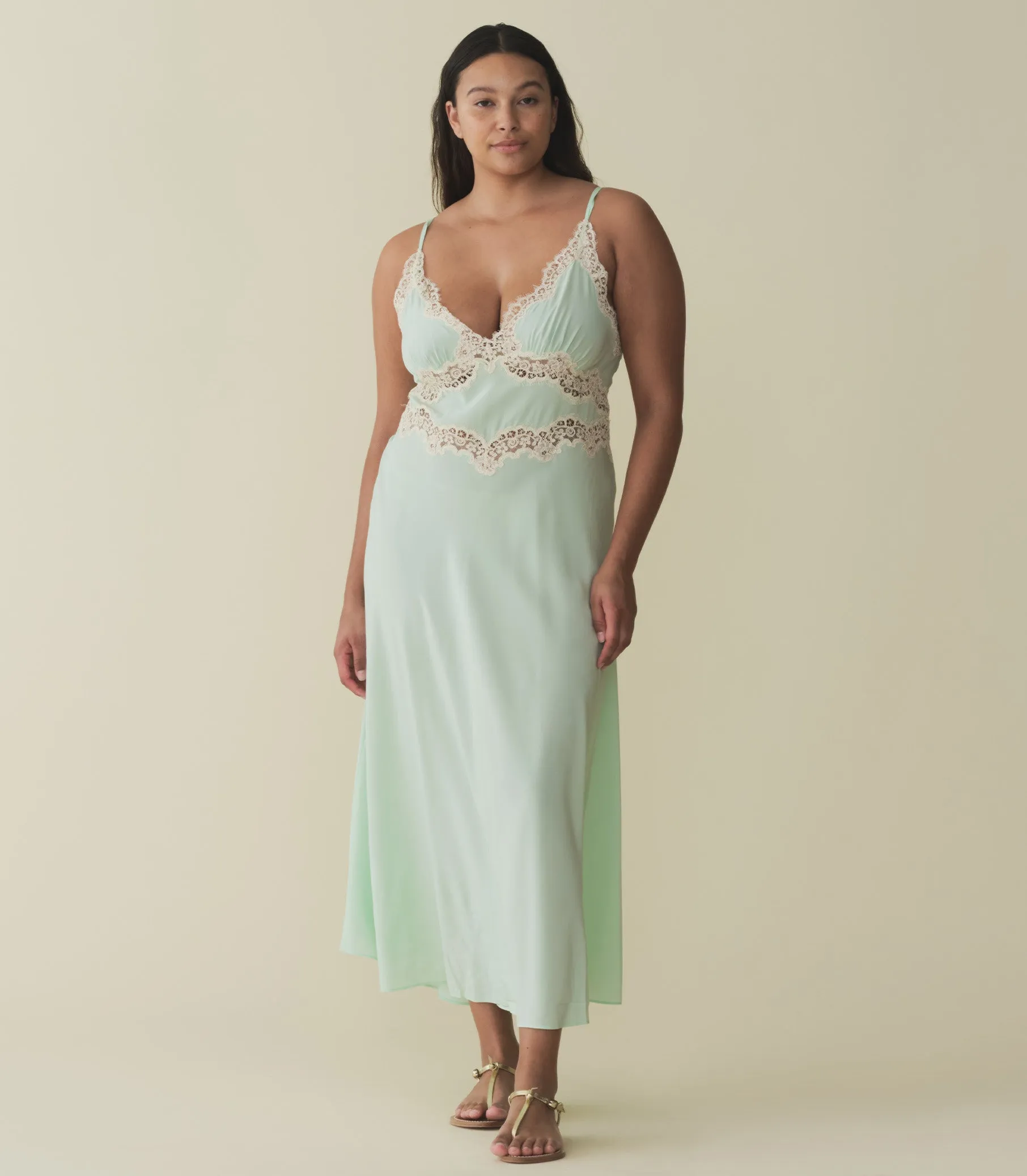VENUS DRESS -- CREME DE MENTHE sold by Doen product image thumbnail 4