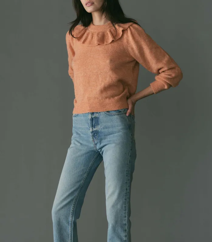 AZARIA SWEATER -- CORAL sold by Doen