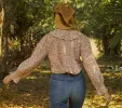 HMD -- HARDY TOP -- RUST SONGBIRD PAISLEY sold by Doen