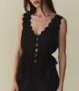 ALDORA TOP -- BLACK sold by Doen