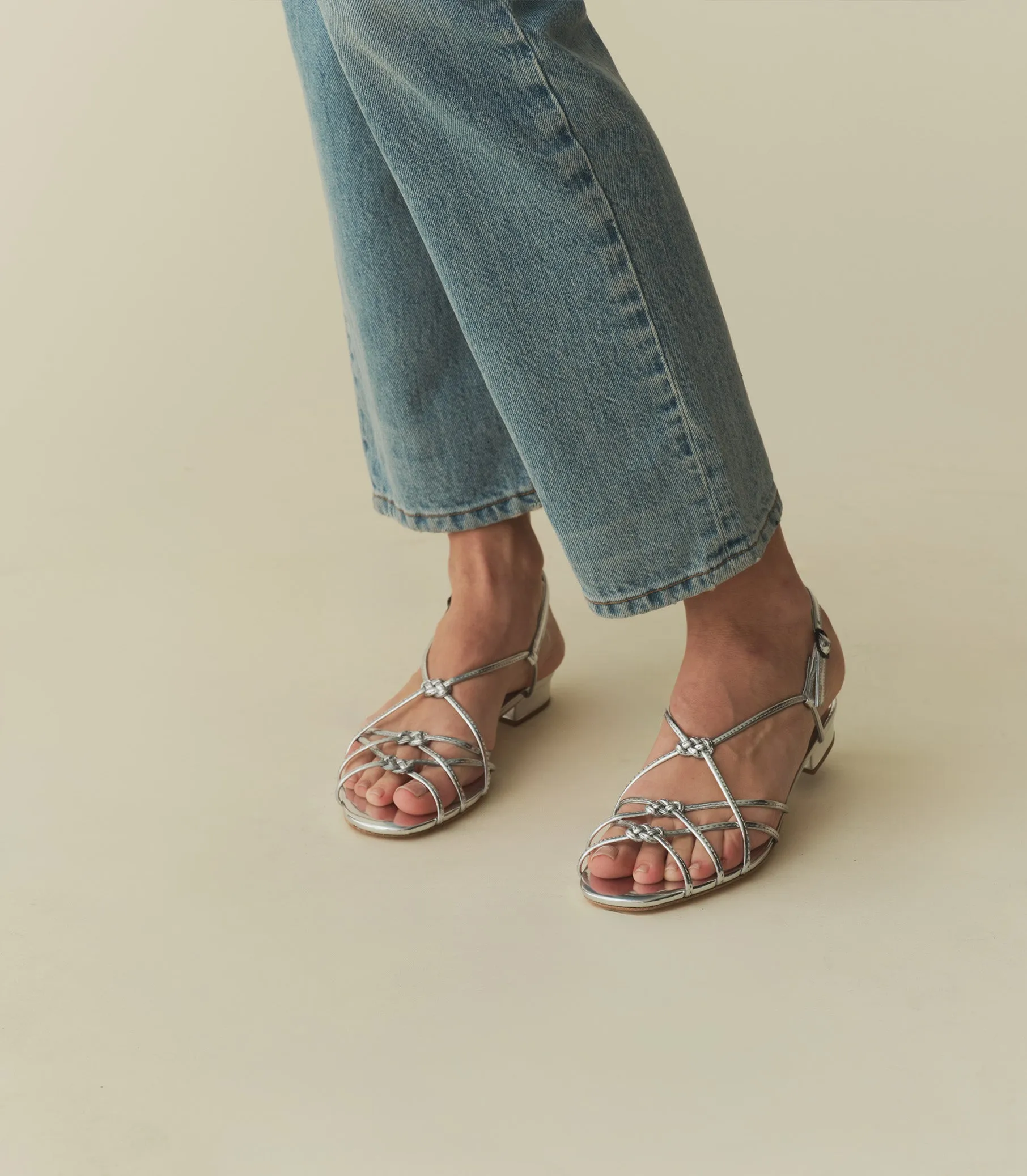 CORSICA SANDAL -- SILVER sold by Doen product image thumbnail 4