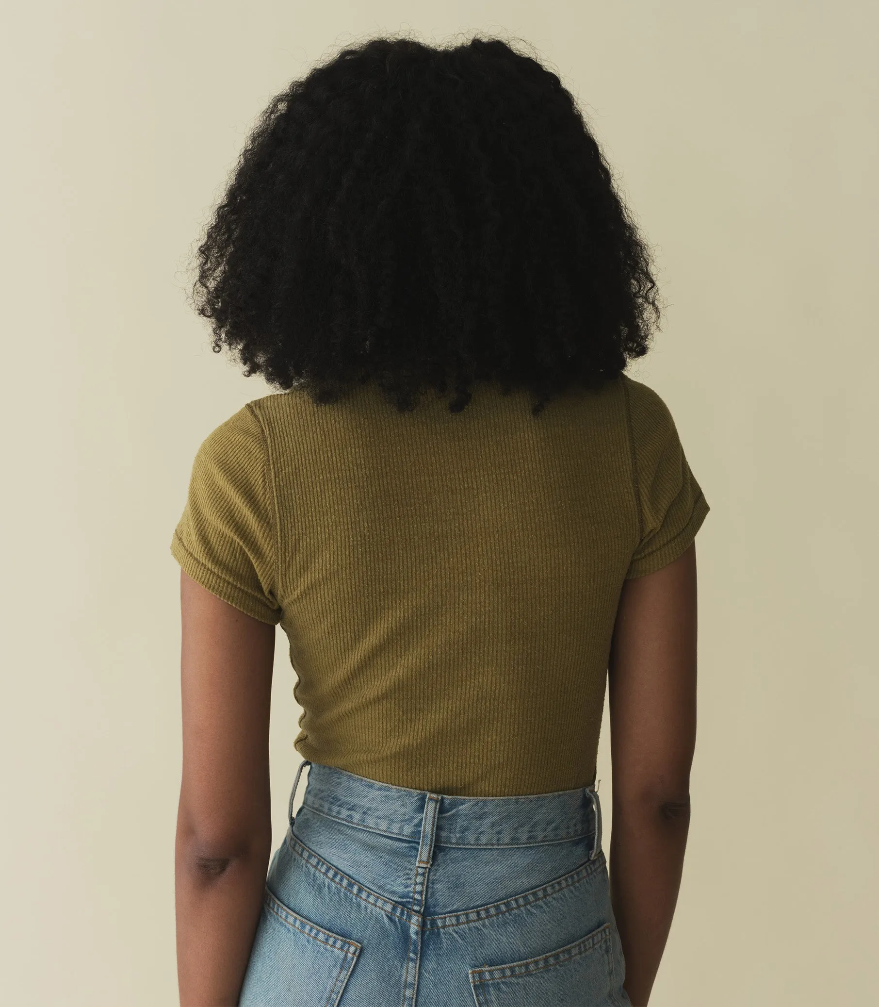 VIENNE SILK TEE -- VERBENA sold by Doen product image thumbnail 3