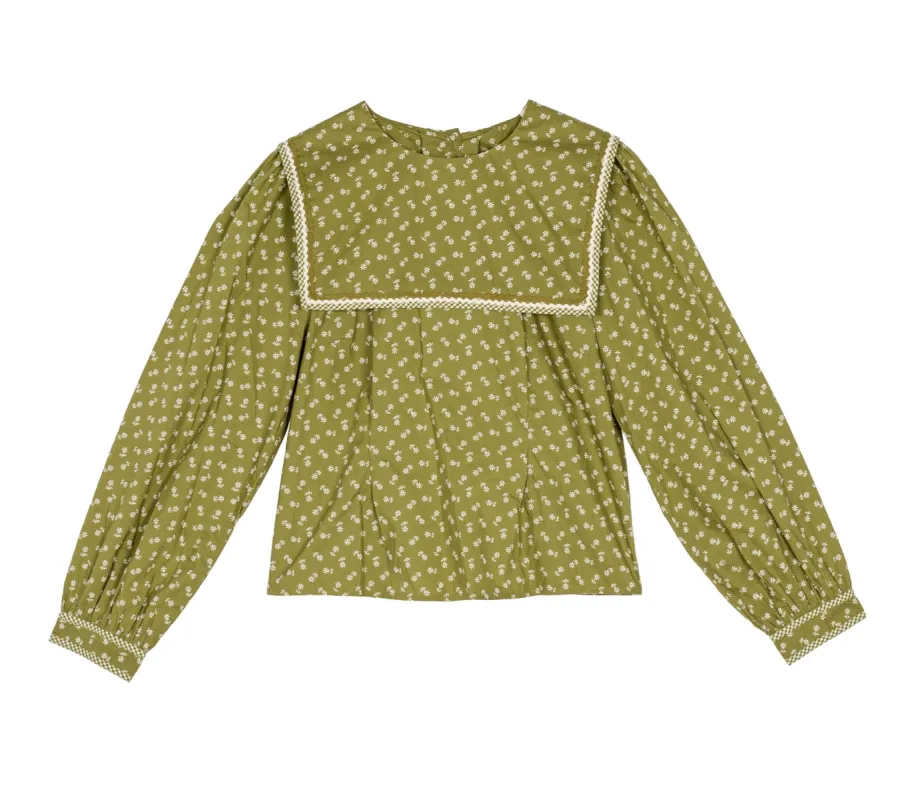 HMD -- RENOIR TOP -- CYPRESS CALICO sold by Doen