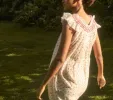 HMD -- LOVISA NIGHTGOWN -- CRIMSON SWEETPEA FLORAL sold by Doen