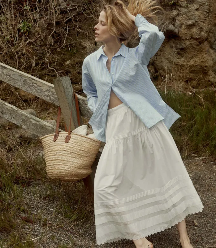 HAVA TOP -- SANTORINI STRIPE sold by Doen