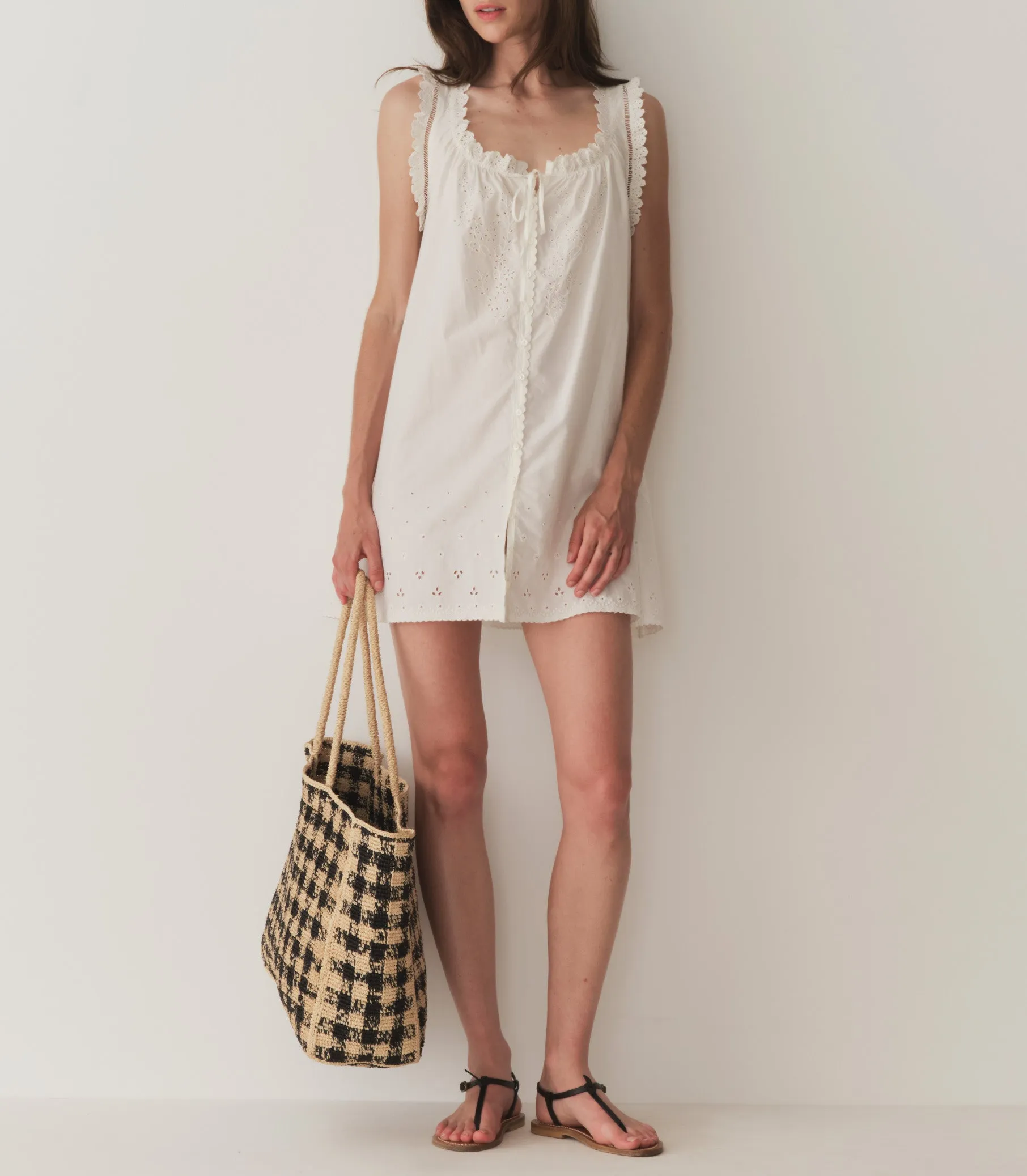NESSIE DRESS -- SALT sold by Doen product image thumbnail 2
