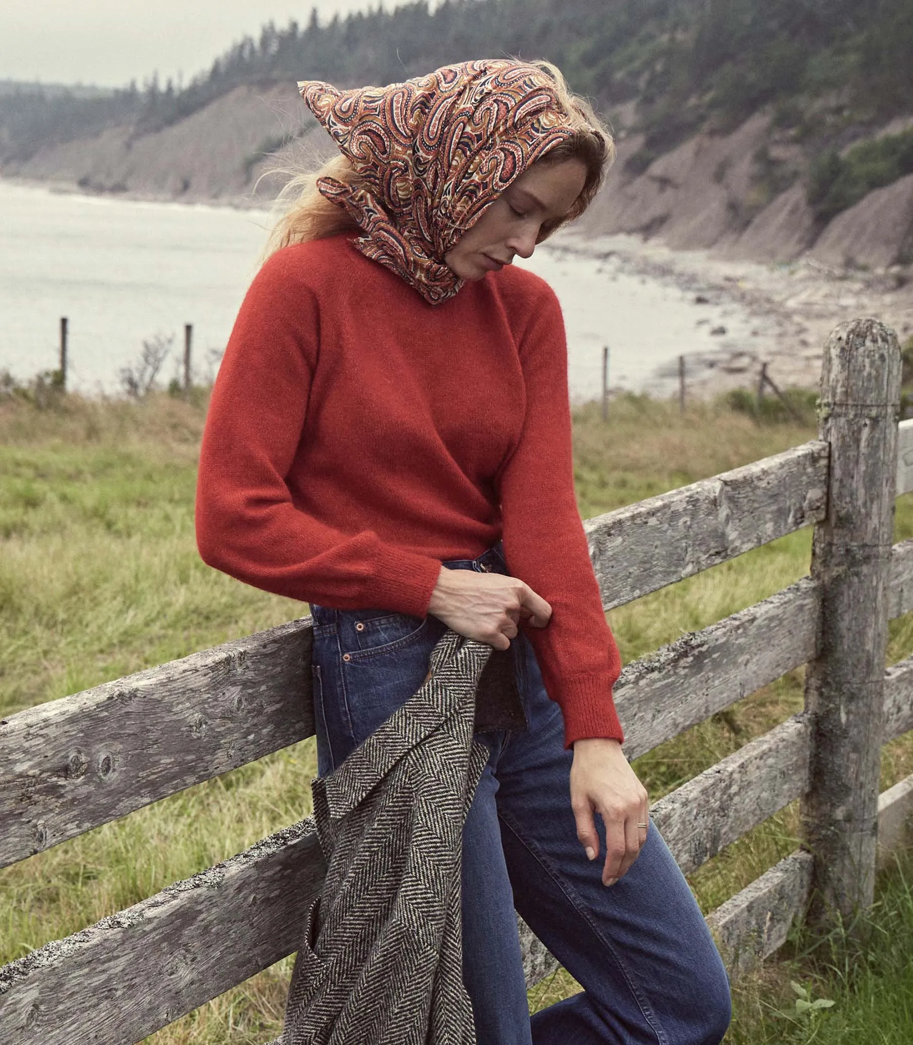 MARSENA SWEATER -- CERISE sold by Doen product image thumbnail 2