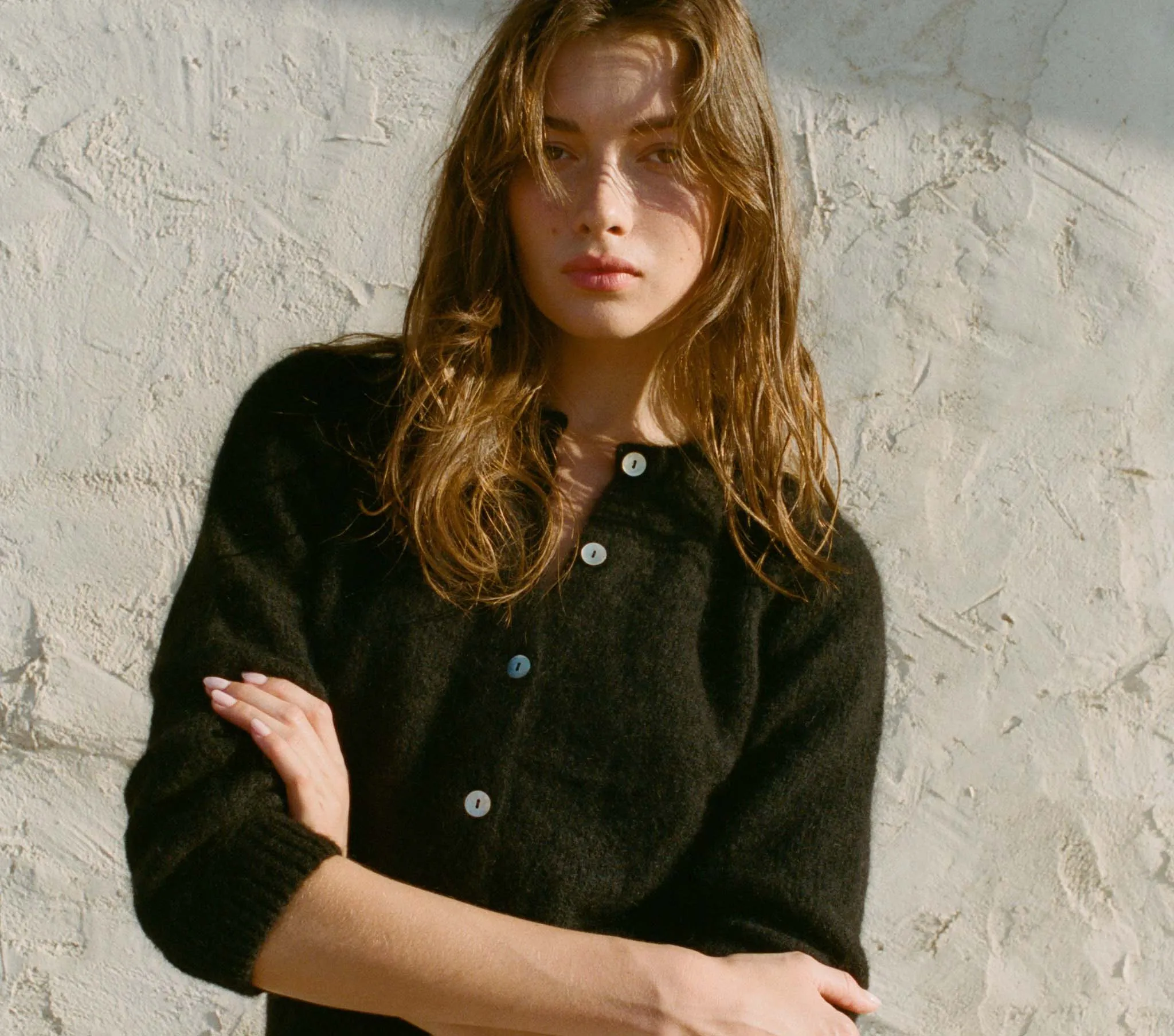 HMD -- PETRA CARDIGAN -- BLACK sold by Doen product image thumbnail 4