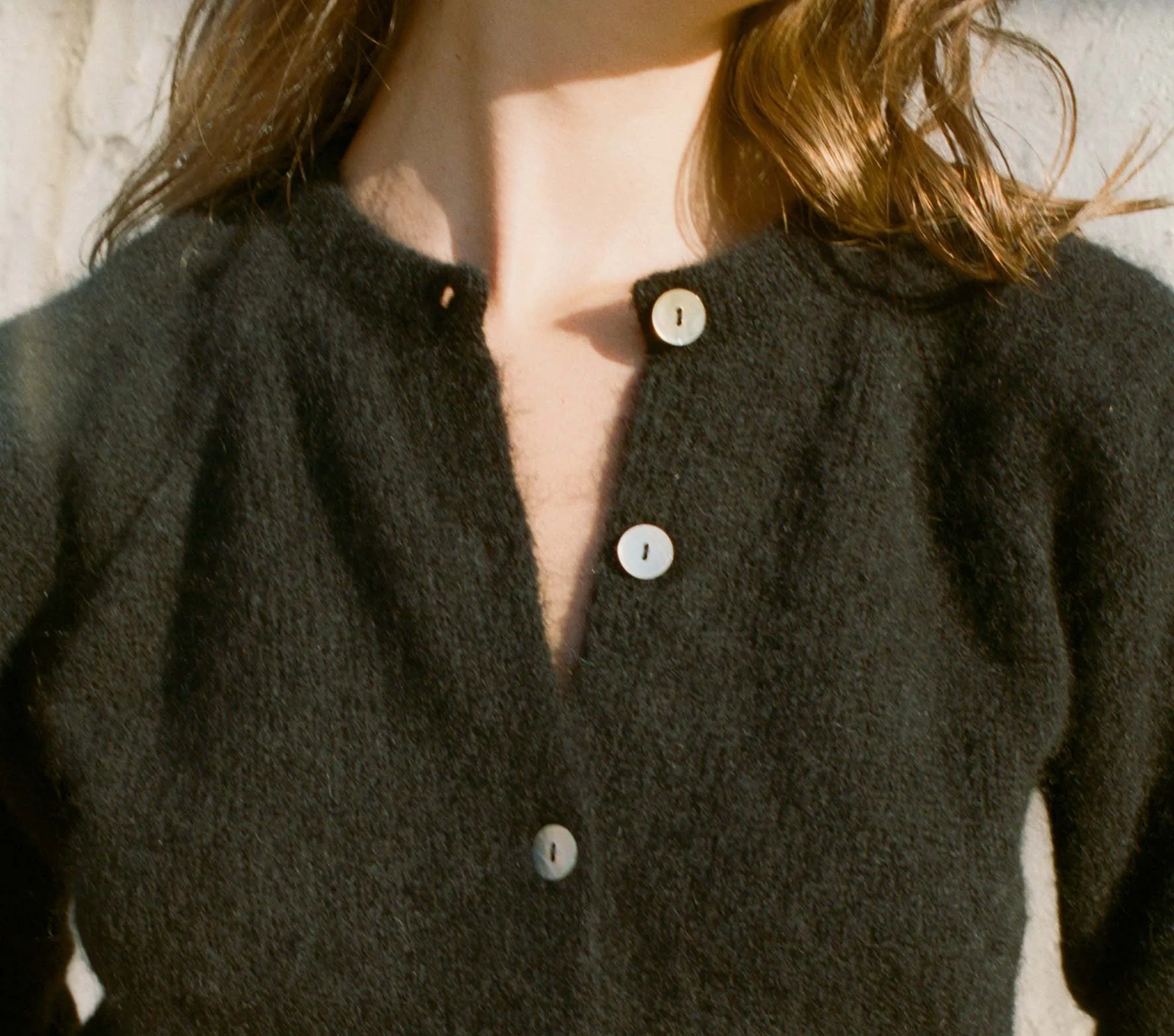 HMD -- PETRA CARDIGAN -- BLACK sold by Doen product image thumbnail 5