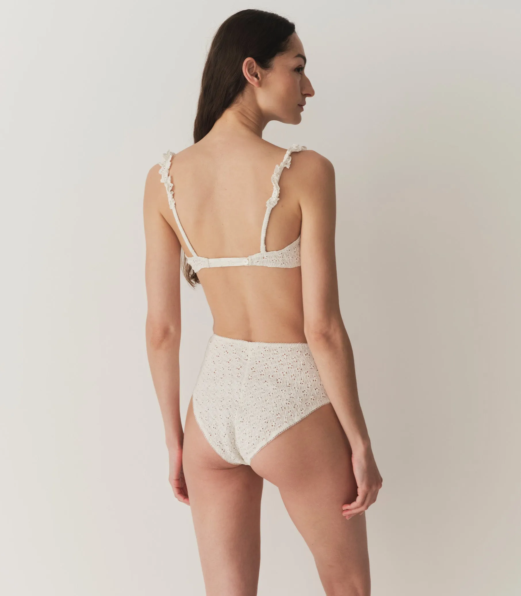 LAGUNA HIGH WAIST BIKINI BOTTOM -- SALT sold by Doen product image thumbnail 3