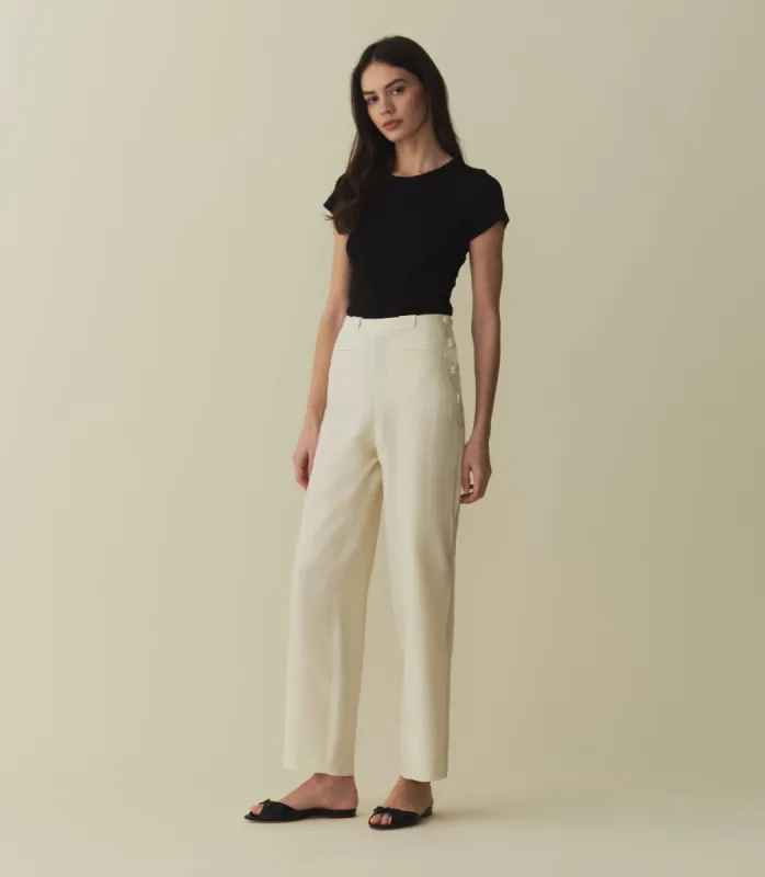 STRATFORD PANT -- MAGNOLIA sold by Doen
