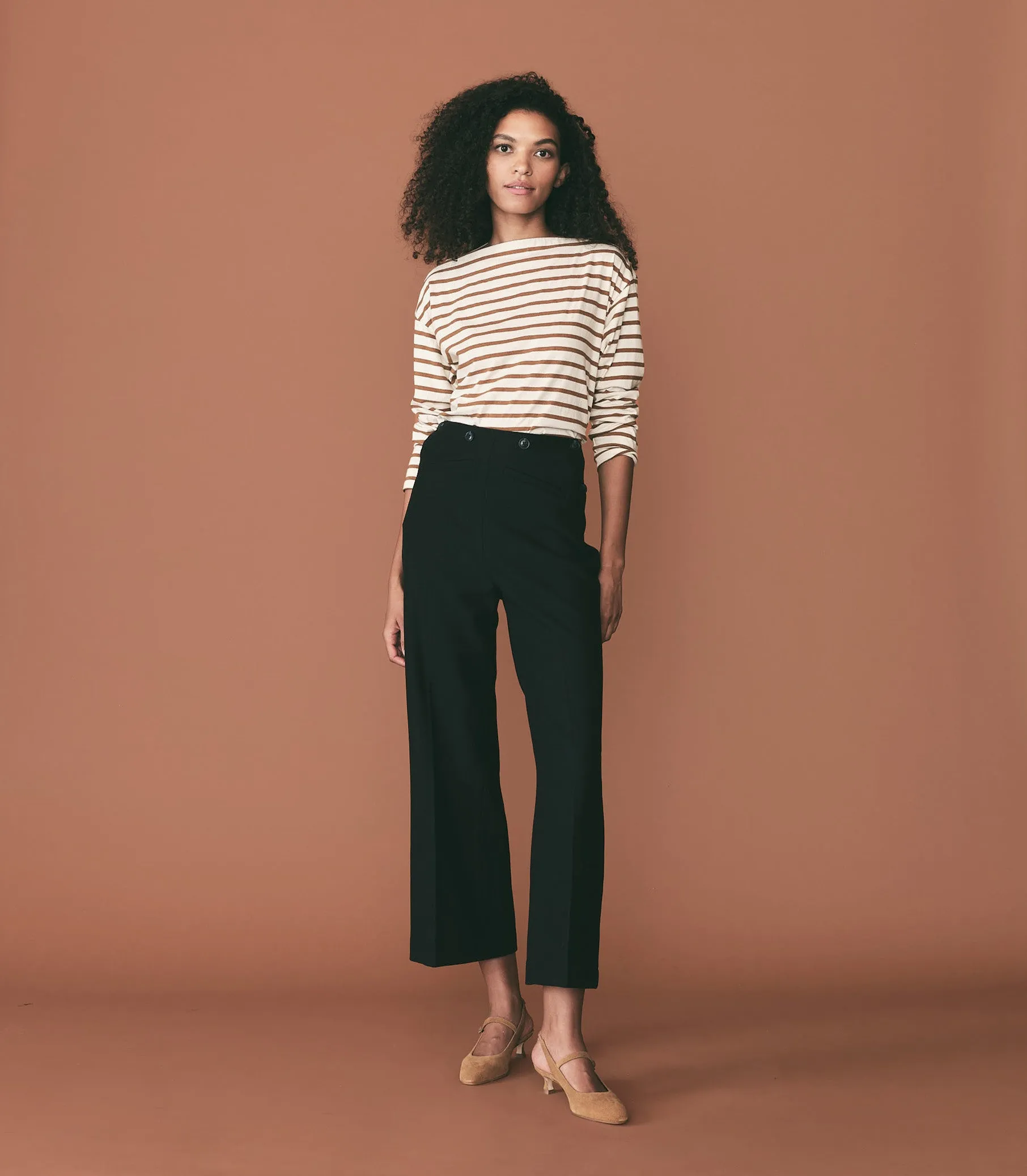 IRENE TEE -- TERRE NEWPORT STRIPE sold by Doen product image thumbnail 2