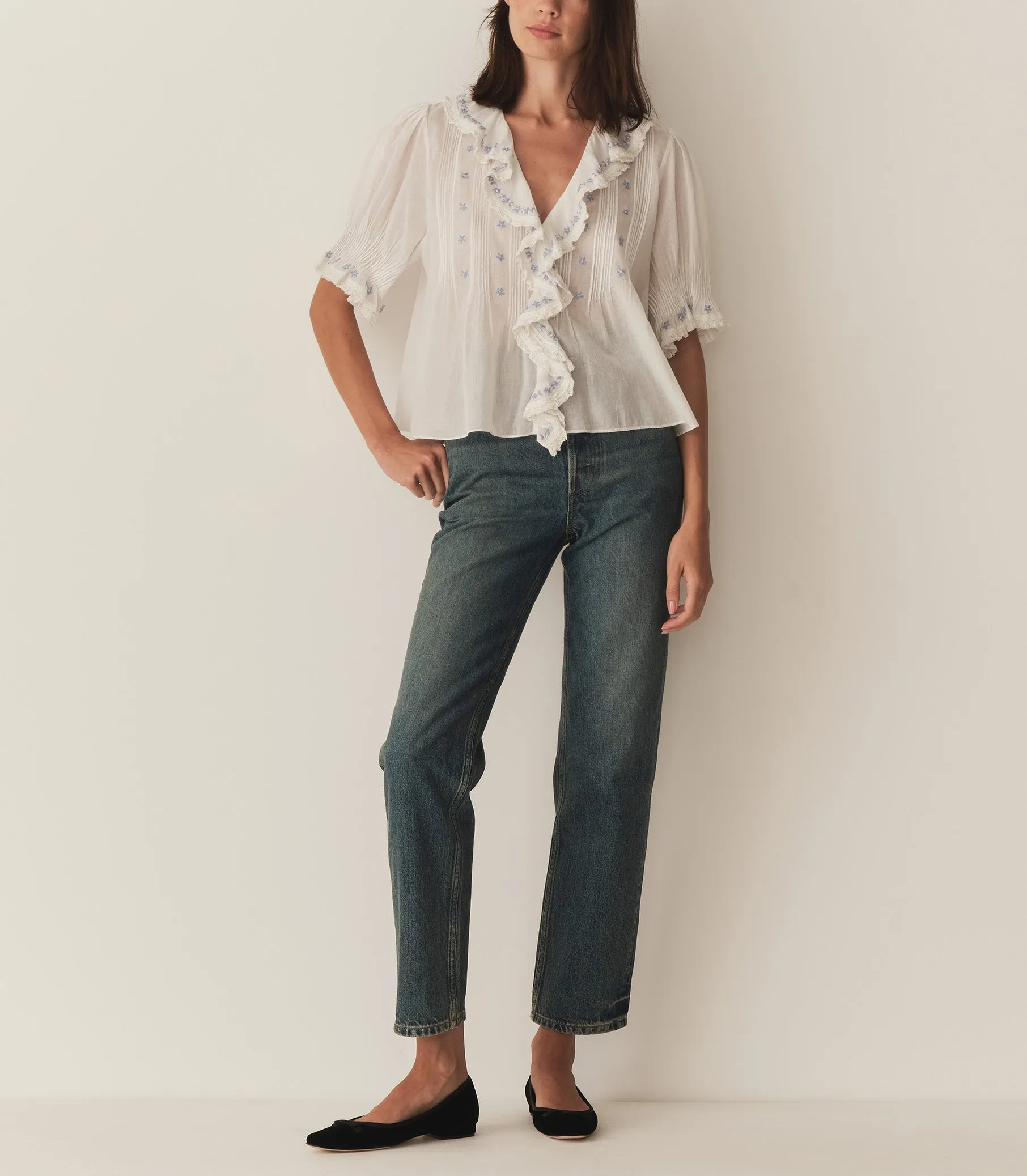 HETTIE TOP -- SALT sold by Doen product image thumbnail 4