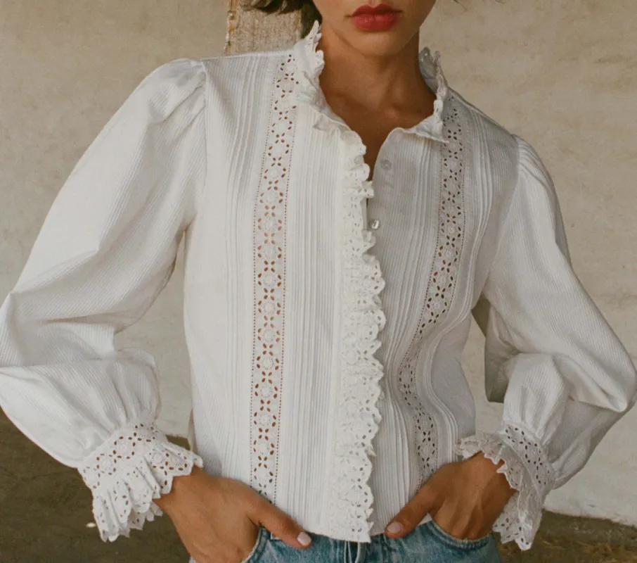 HMD -- VERMONT TOP -- SALT made by Doen