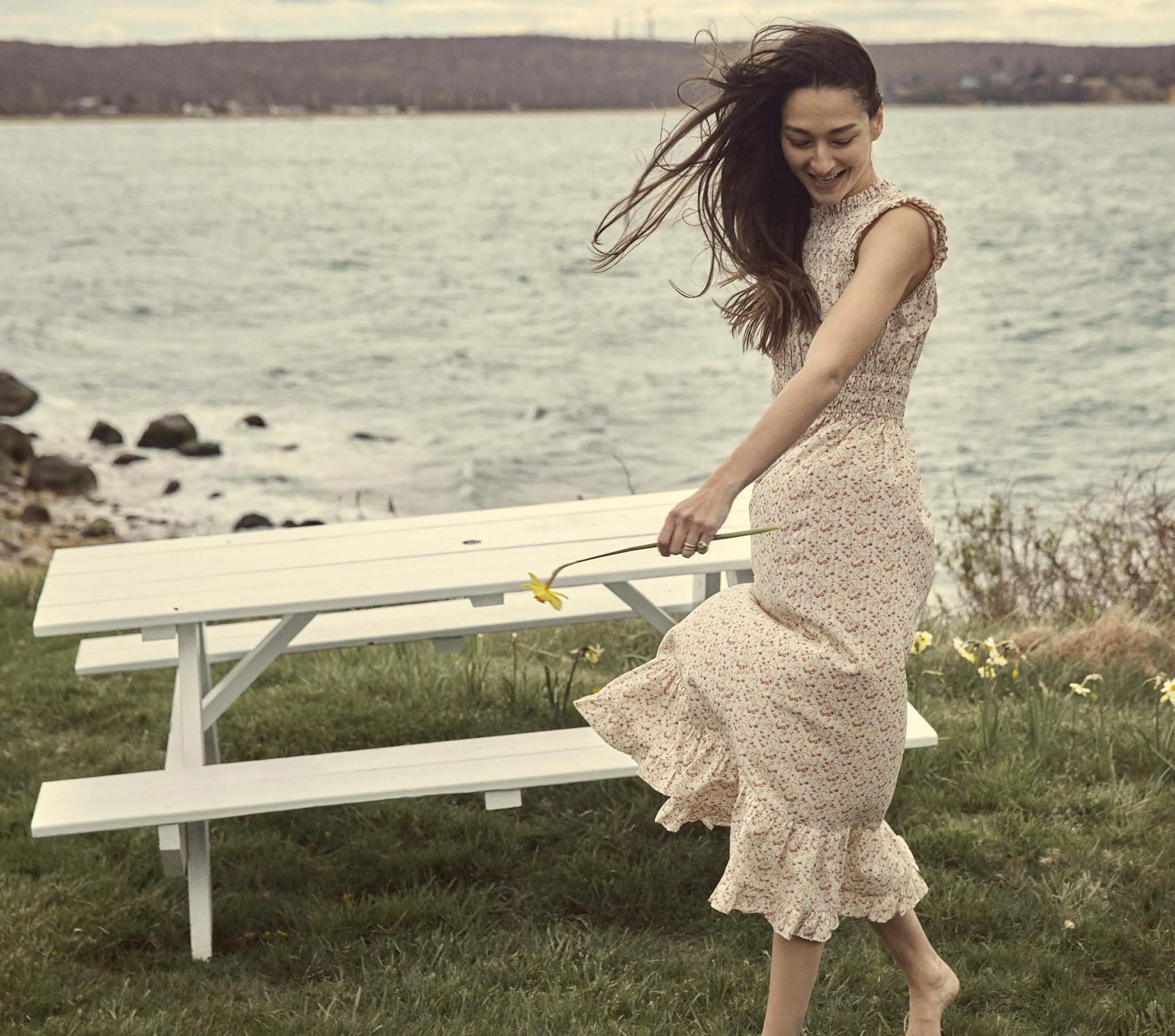 HMD -- HOLLIS DRESS -- SUNSHINE MEADOW FLORAL sold by Doen product image thumbnail 4