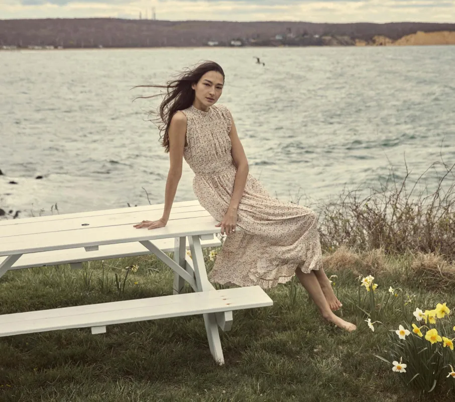 HMD -- HOLLIS DRESS -- SUNSHINE MEADOW FLORAL sold by Doen