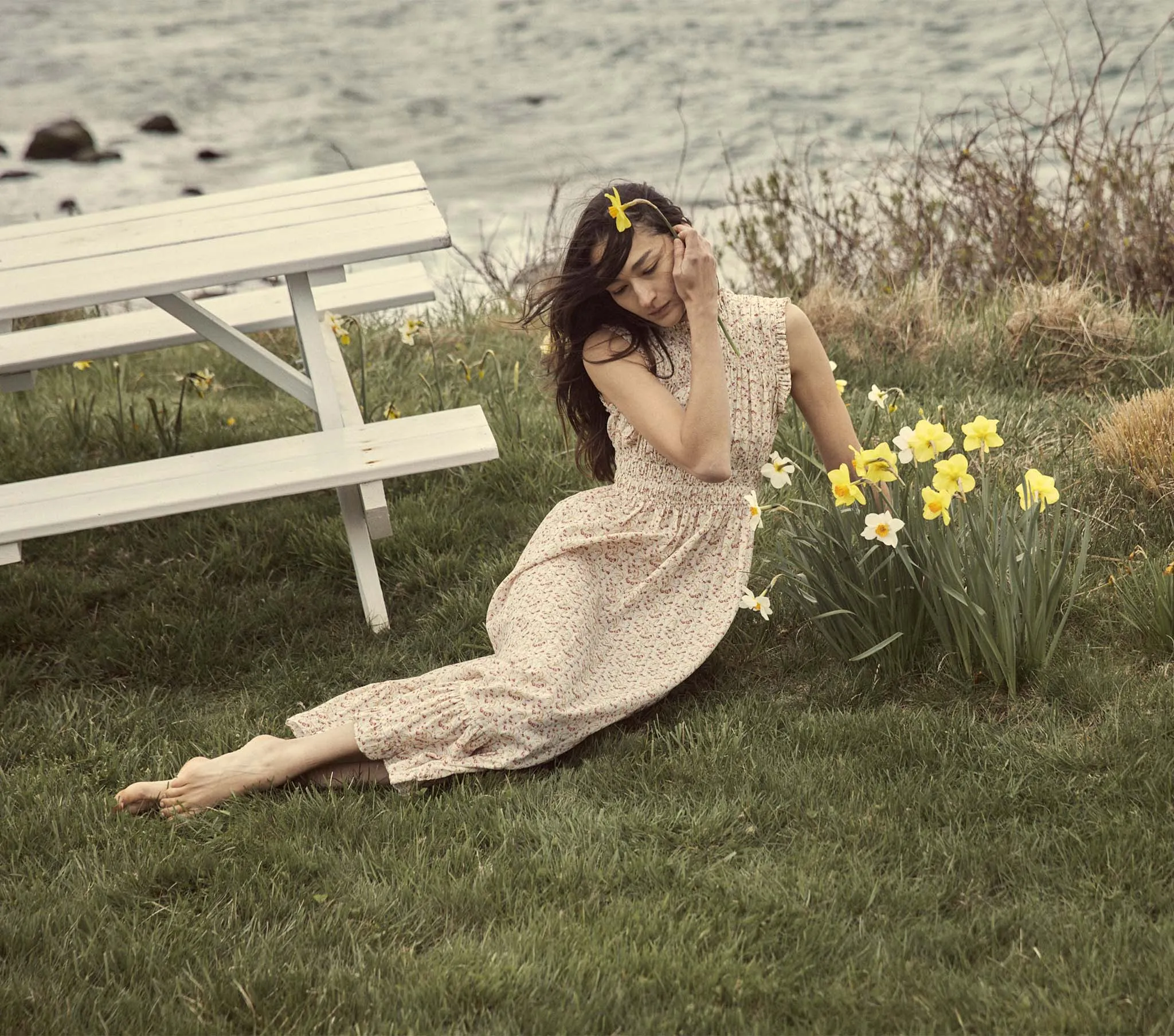 HMD -- HOLLIS DRESS -- SUNSHINE MEADOW FLORAL sold by Doen product image thumbnail 5