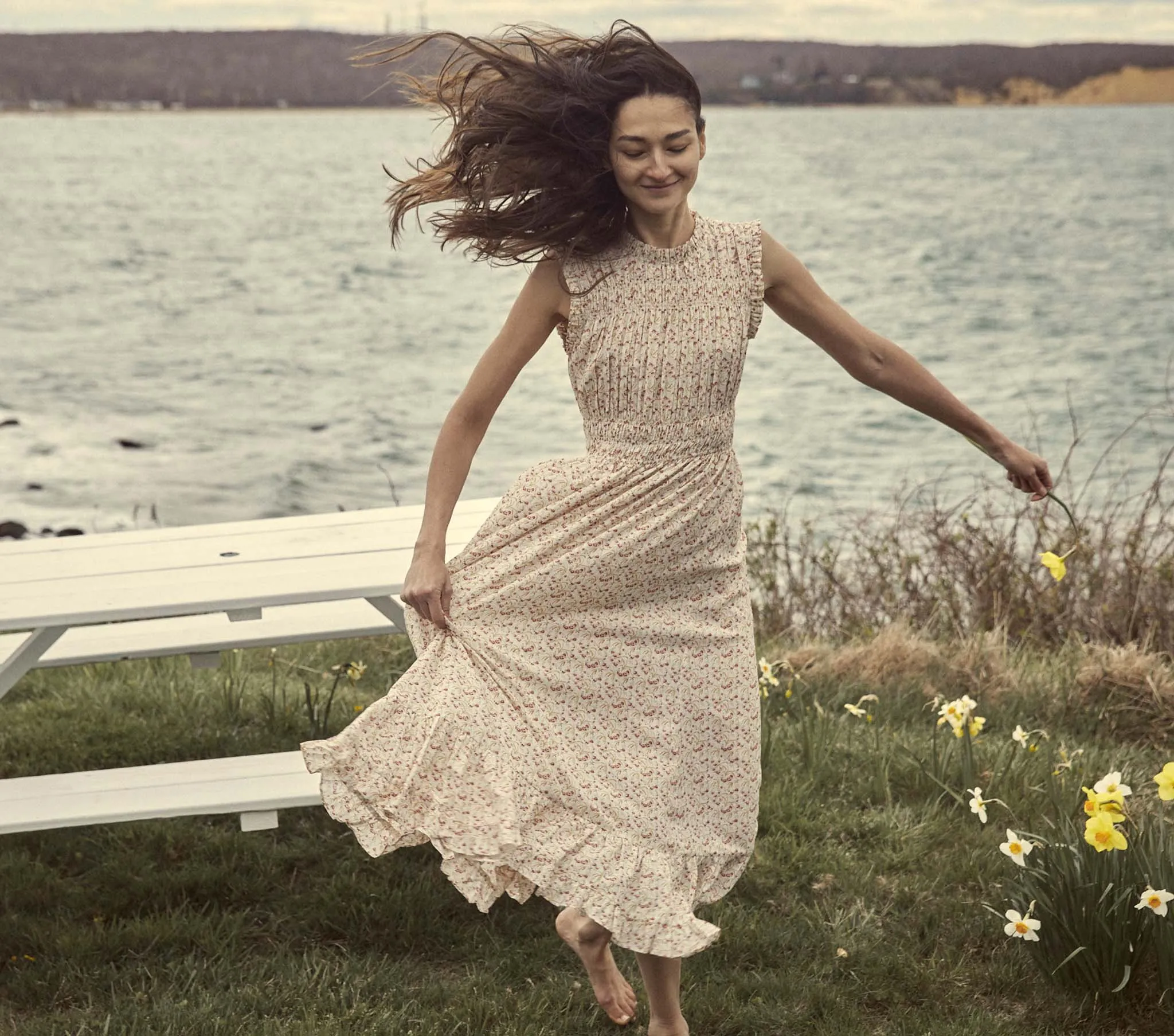 HMD -- HOLLIS DRESS -- SUNSHINE MEADOW FLORAL sold by Doen product image thumbnail 3