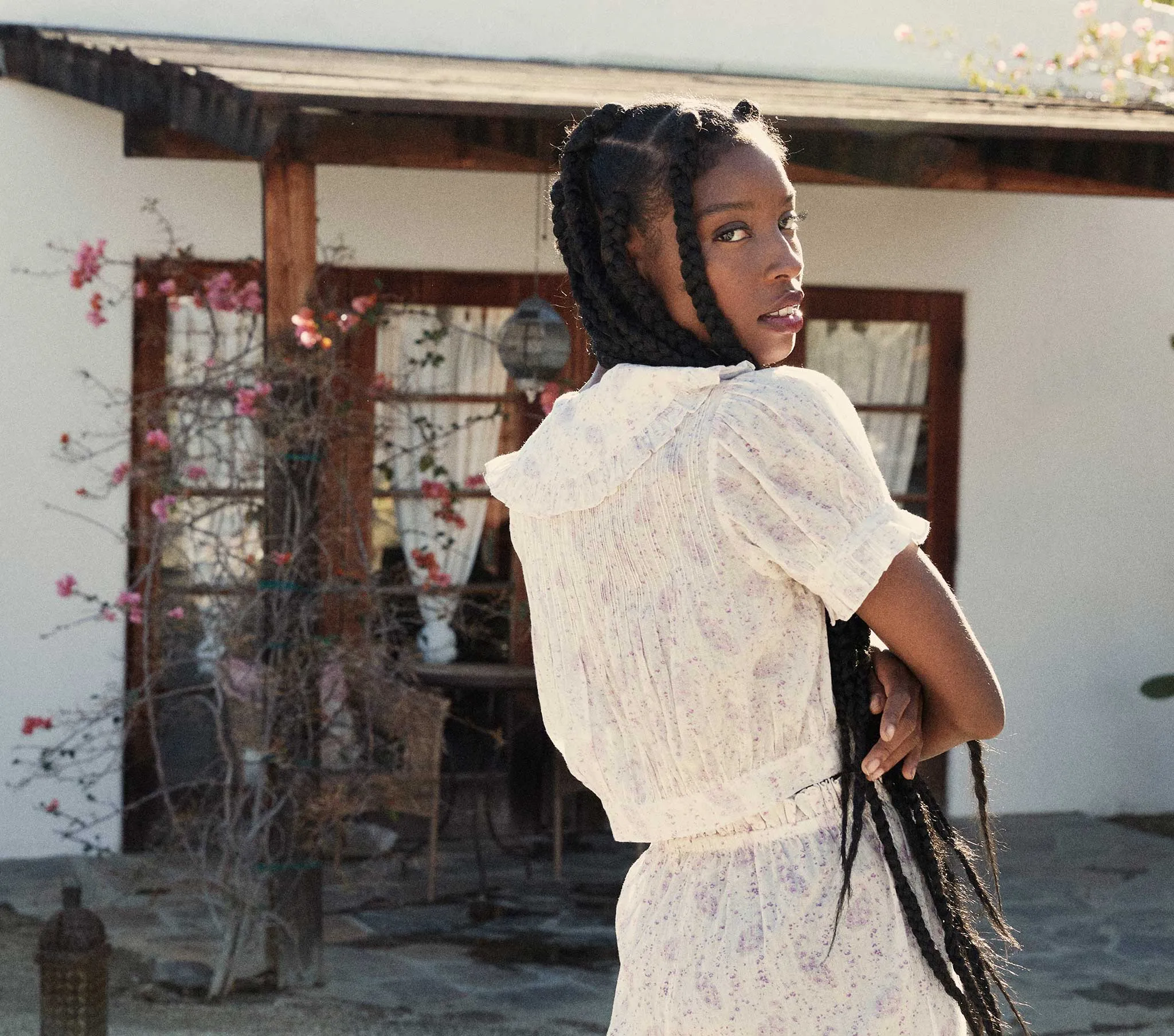 HMD -- NENA TOP -- CHATEAU FLEUR PAISLEY sold by Doen product image thumbnail 3