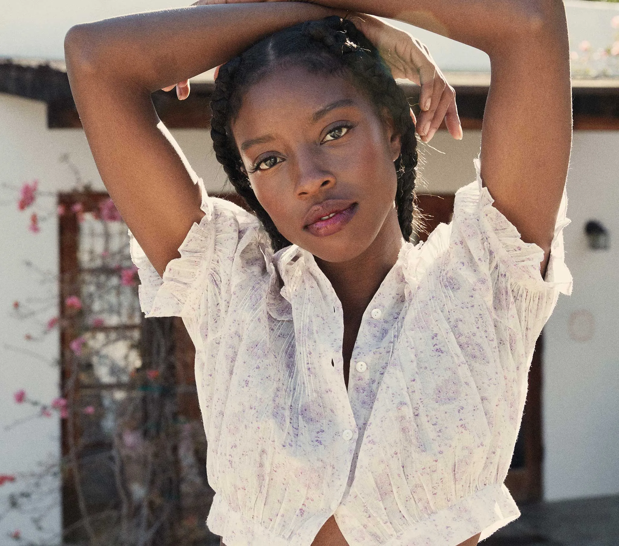 HMD -- NENA TOP -- CHATEAU FLEUR PAISLEY sold by Doen product image thumbnail 4