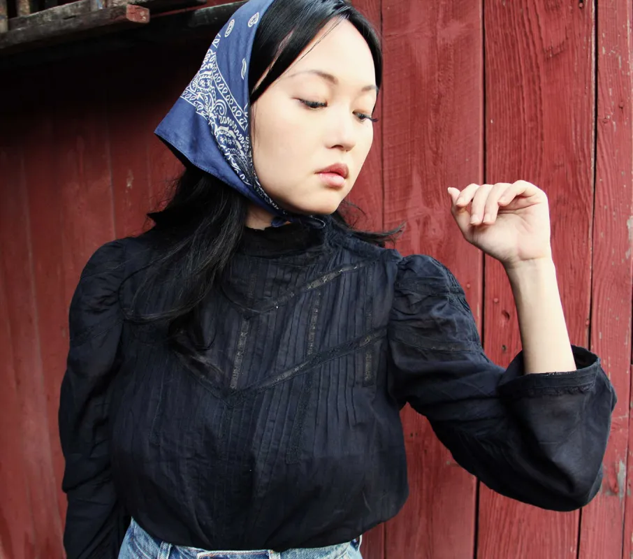 HMD -- ALBERTINE TOP -- BLACK sold by Doen