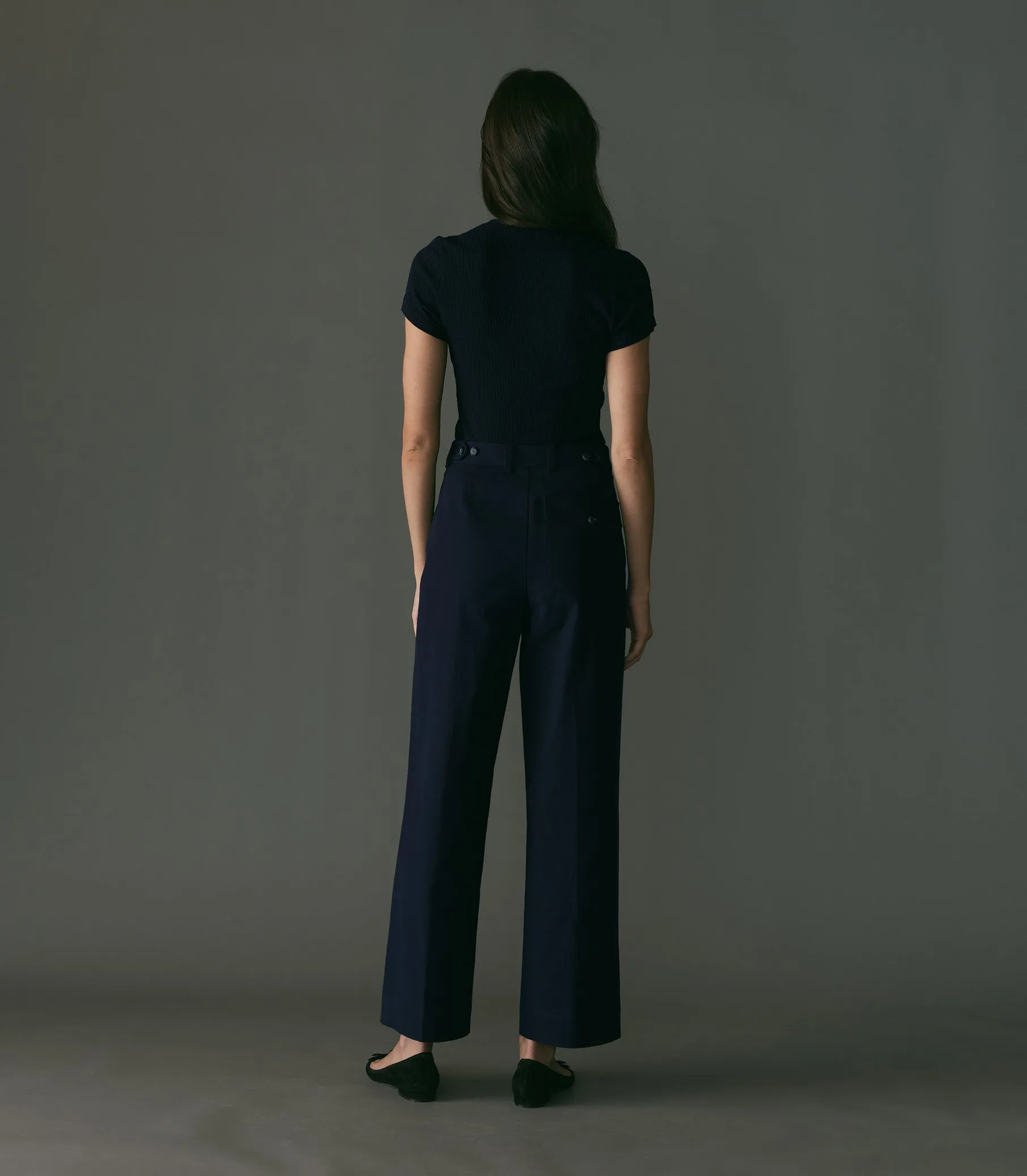 SOLENE PANT -- NAVY sold by Doen product image thumbnail 3