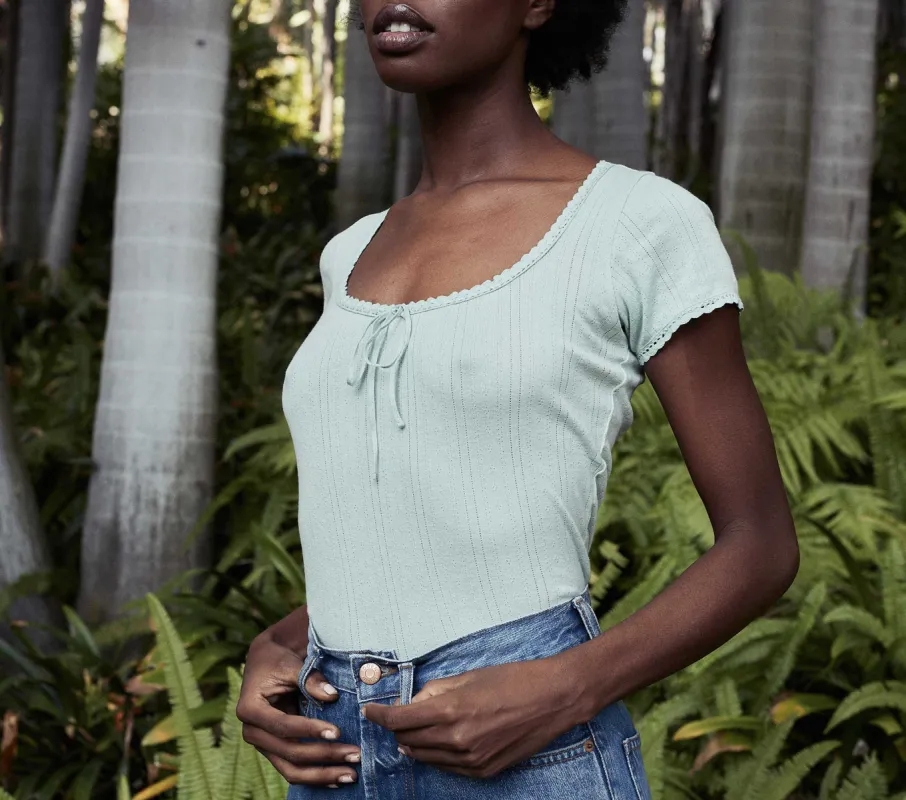 HMD -- BRIGITTE TEE -- MALIBU JUNE sold by Doen