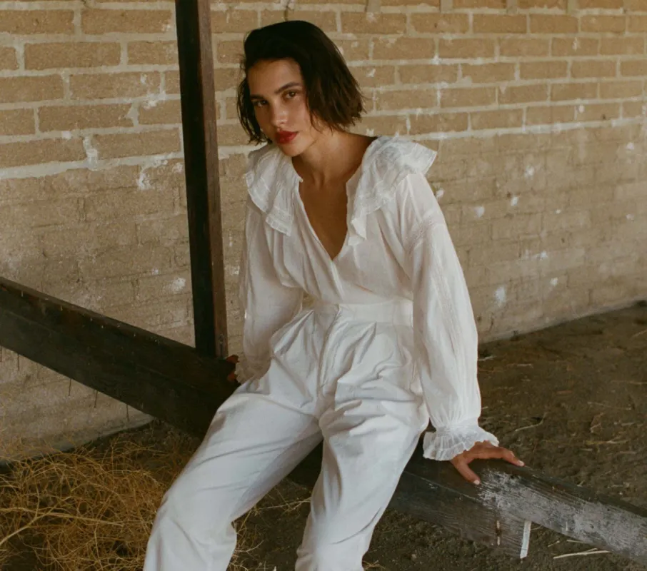 HMD -- JOLIETTE TOP -- SALT sold by Doen