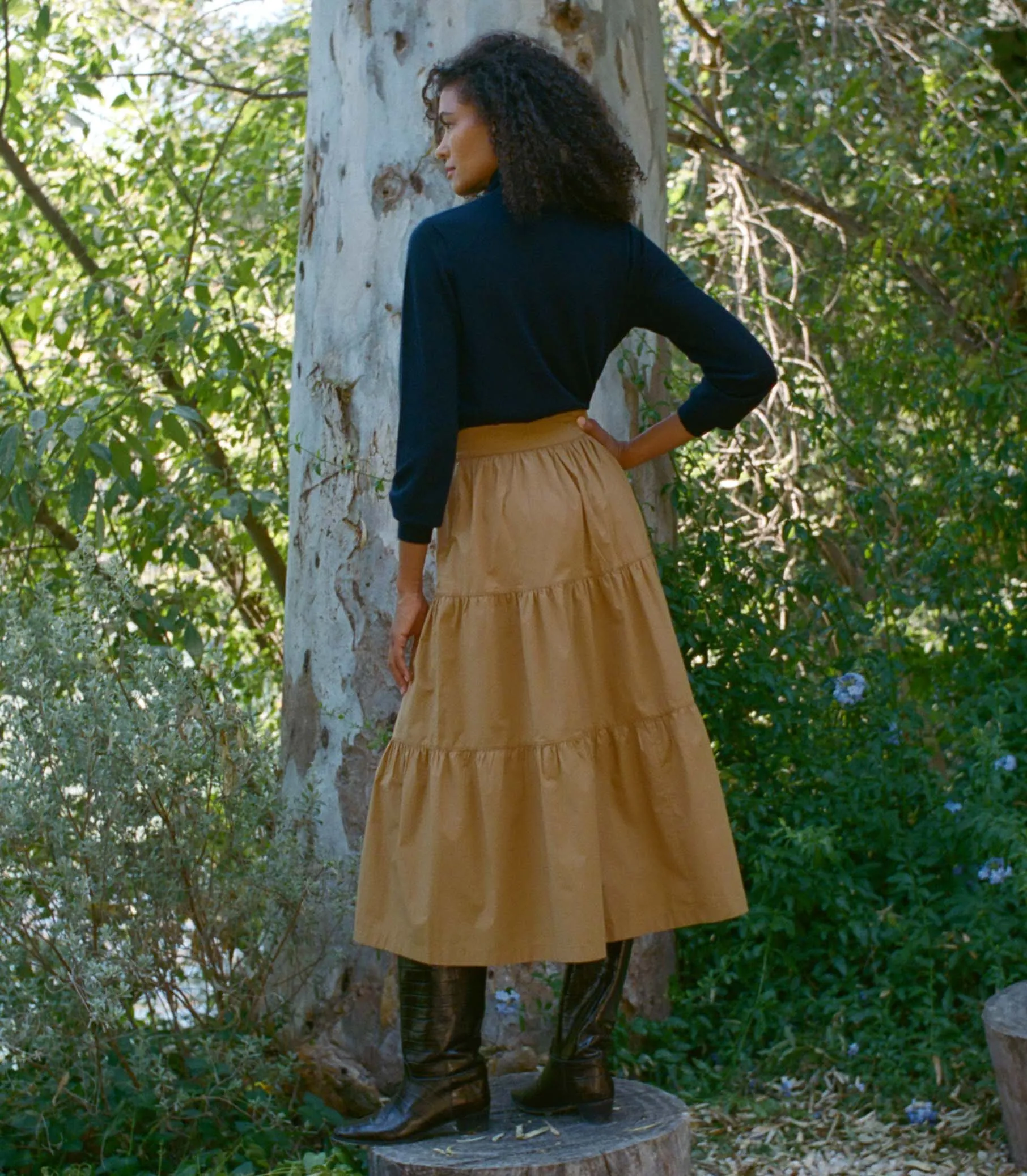 SANREMO SKIRT -- CORIANDER sold by Doen product image thumbnail 4