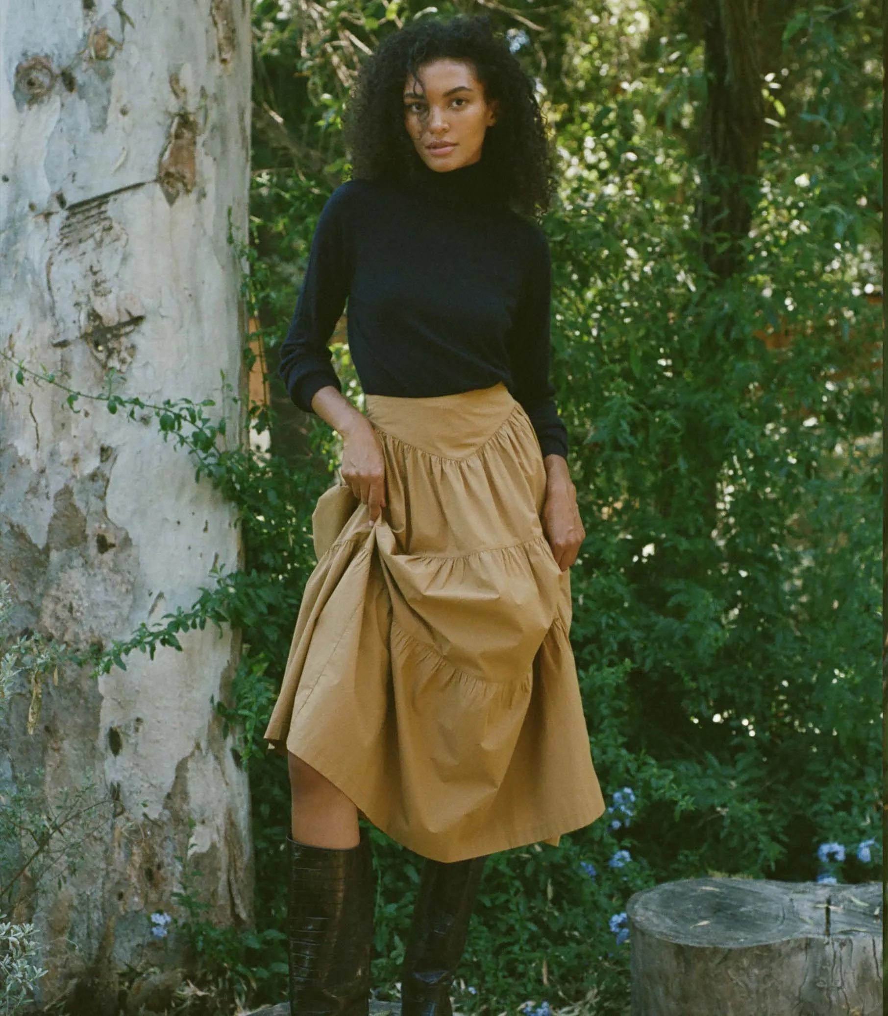 SANREMO SKIRT -- CORIANDER sold by Doen product image thumbnail 3