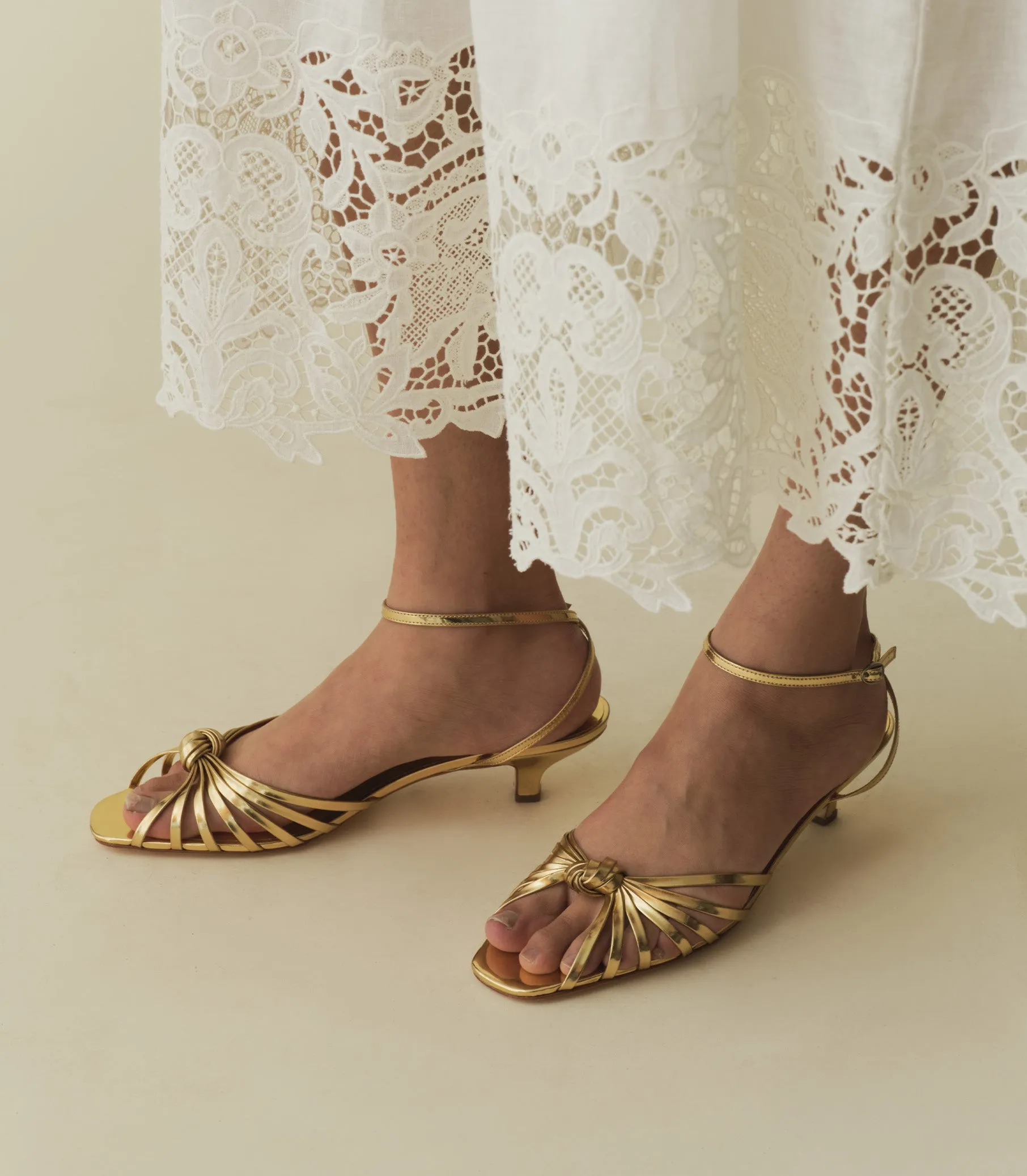 HEPBURN HEEL -- GOLD sold by Doen product image thumbnail 2