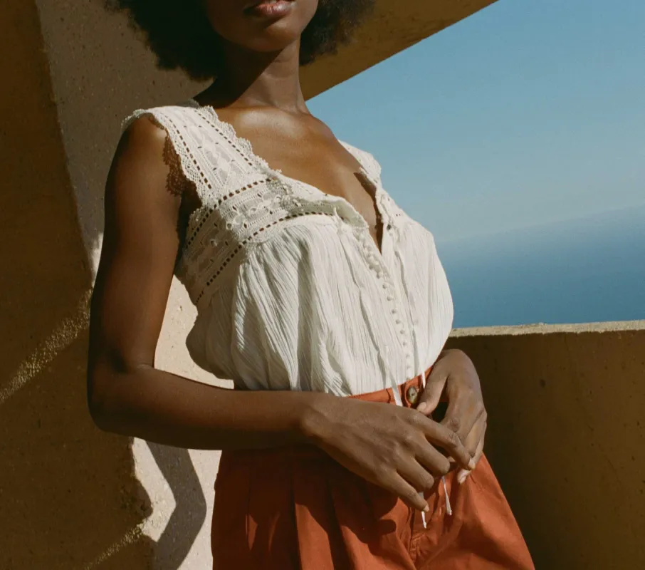 HMD -- VERA TANK -- SALT sold by Doen